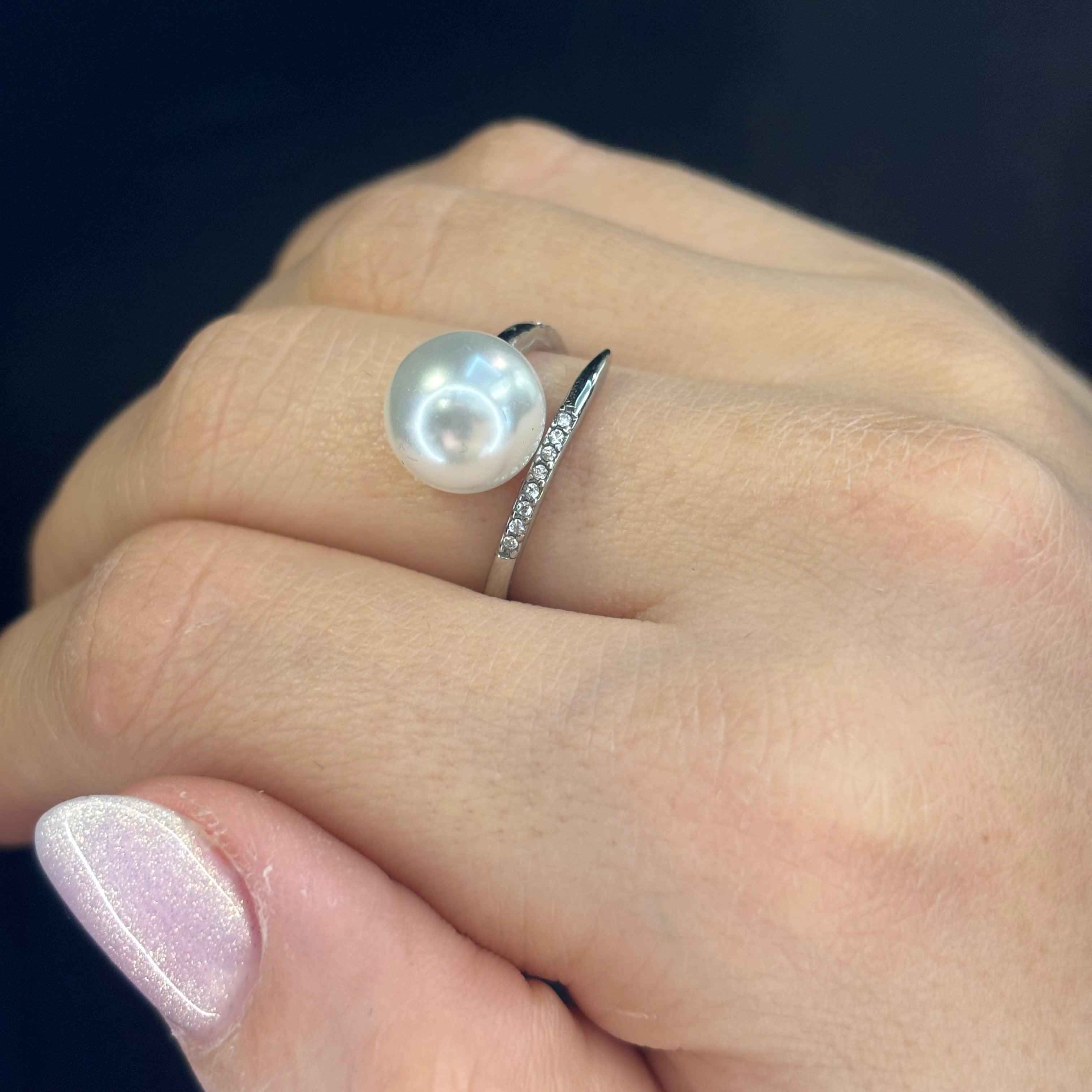 Anello Perla Argento - Image 3
