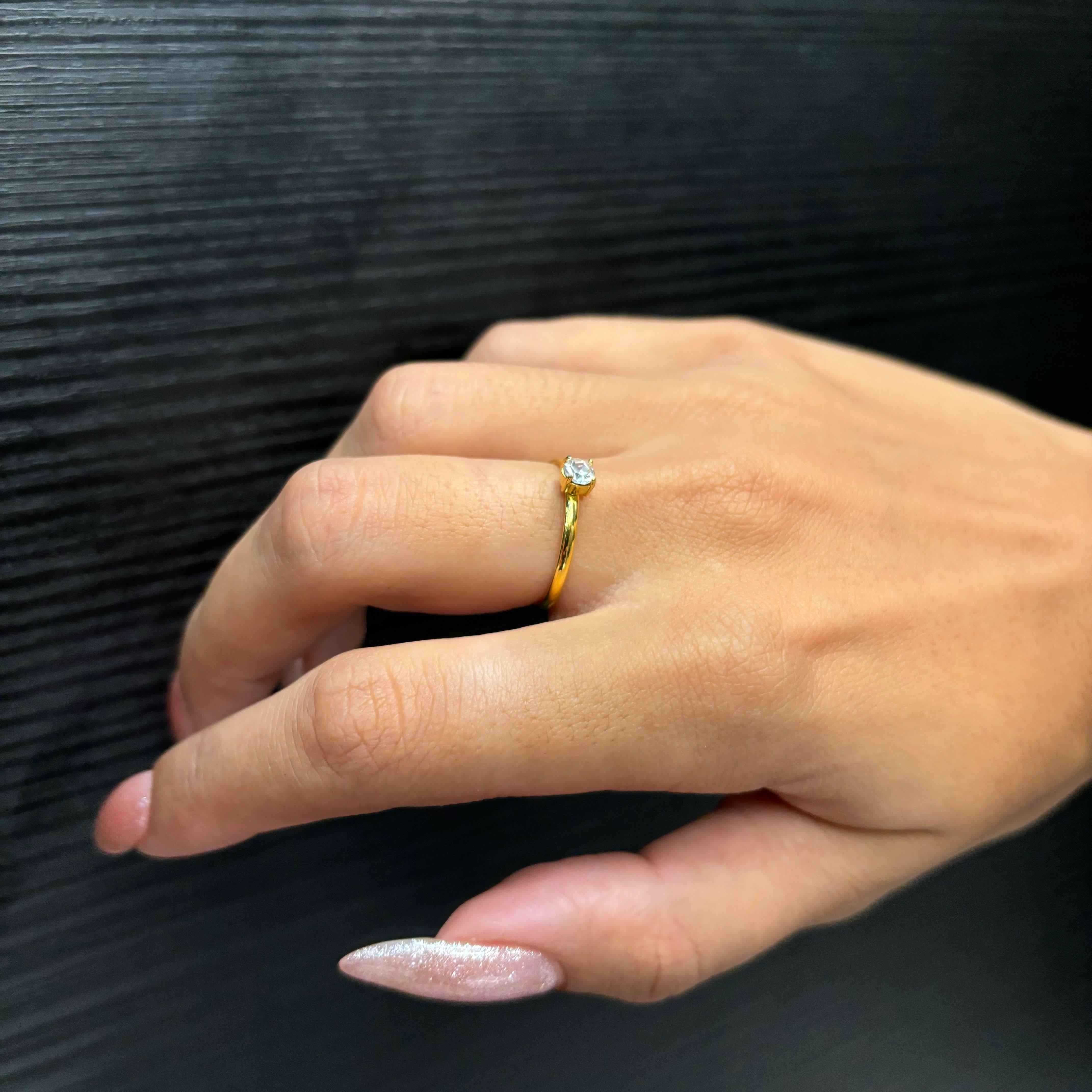 Anello Punto Luce Oro - Image 3