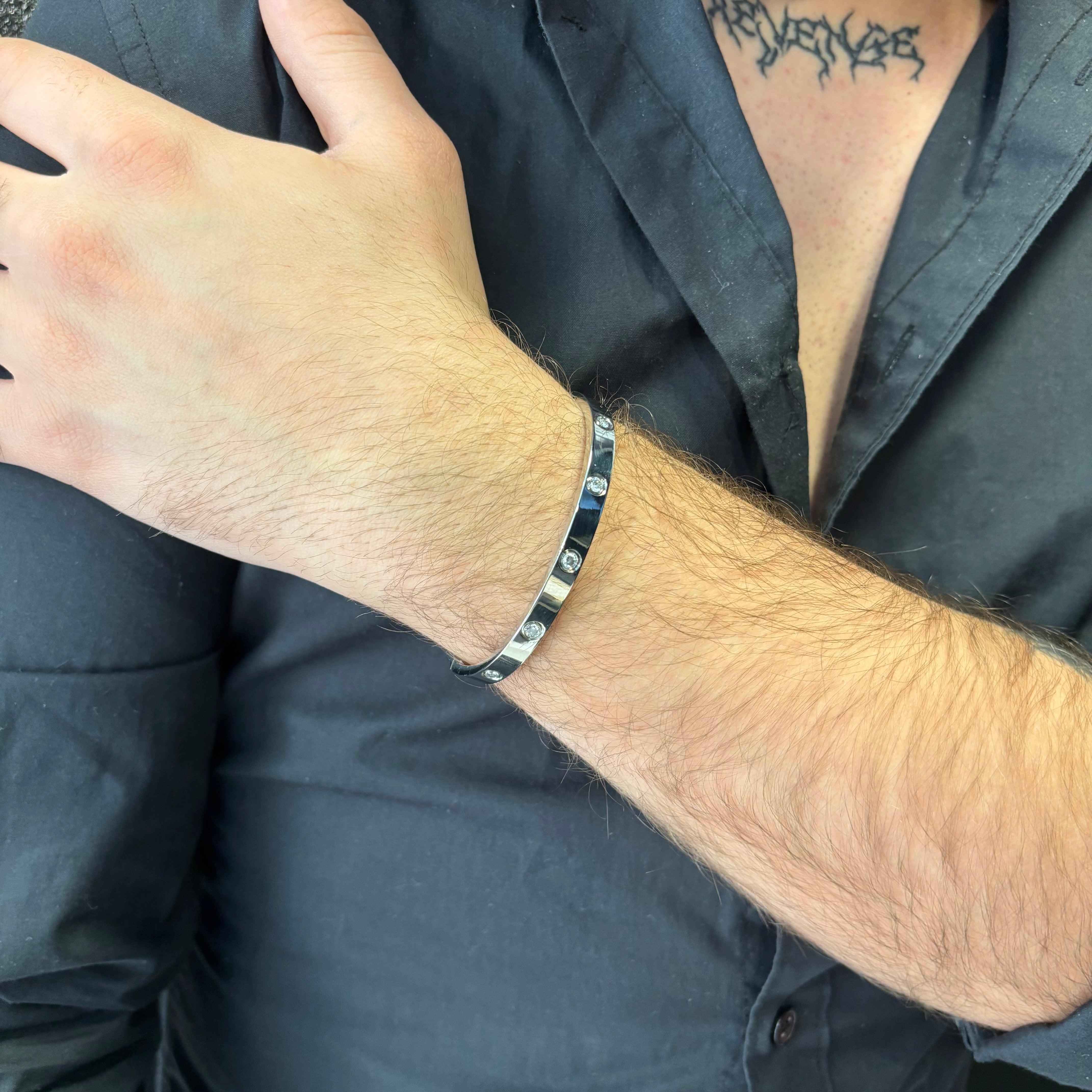 Bracciale Cartier Argento - Image 5