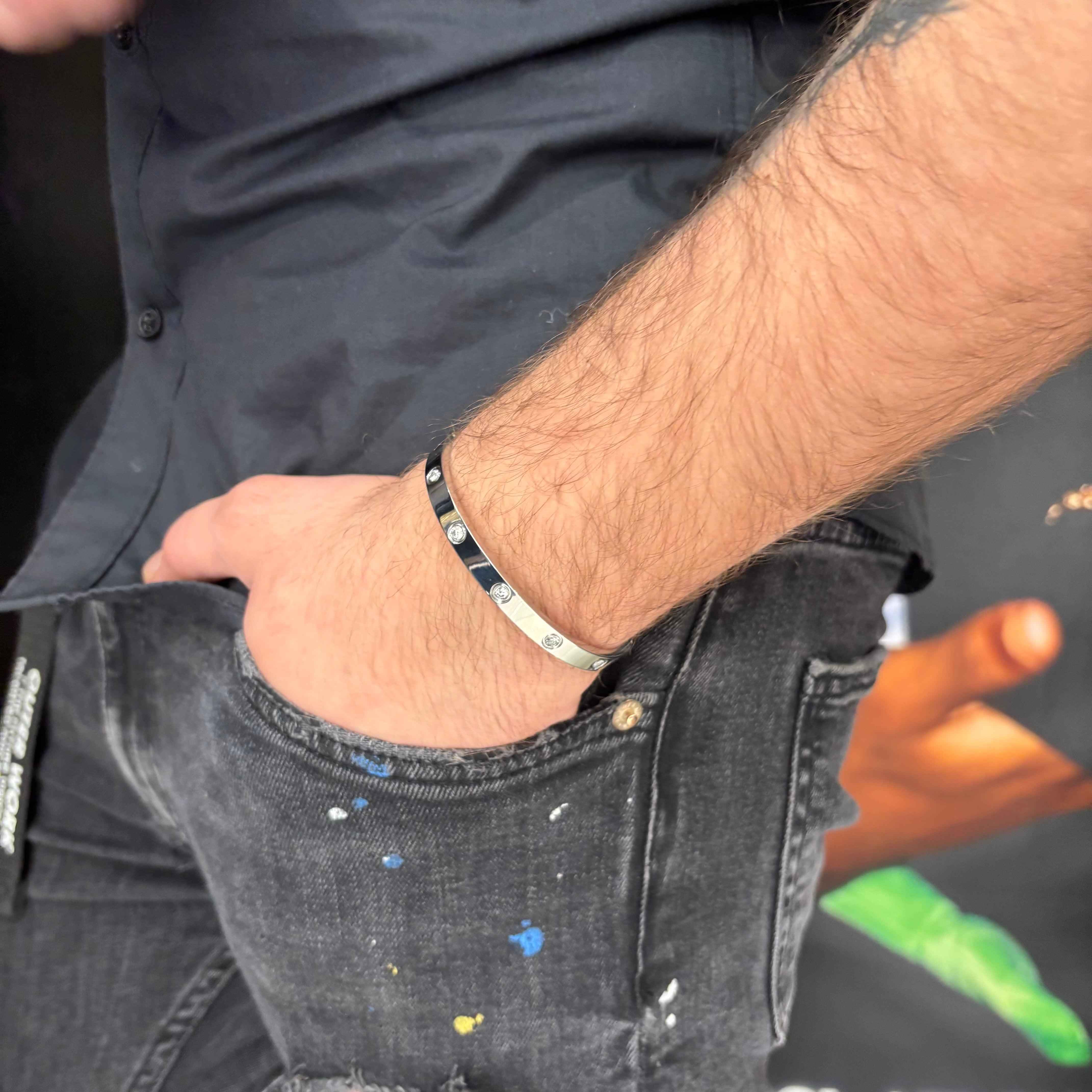 Bracciale Cartier Argento - Image 6