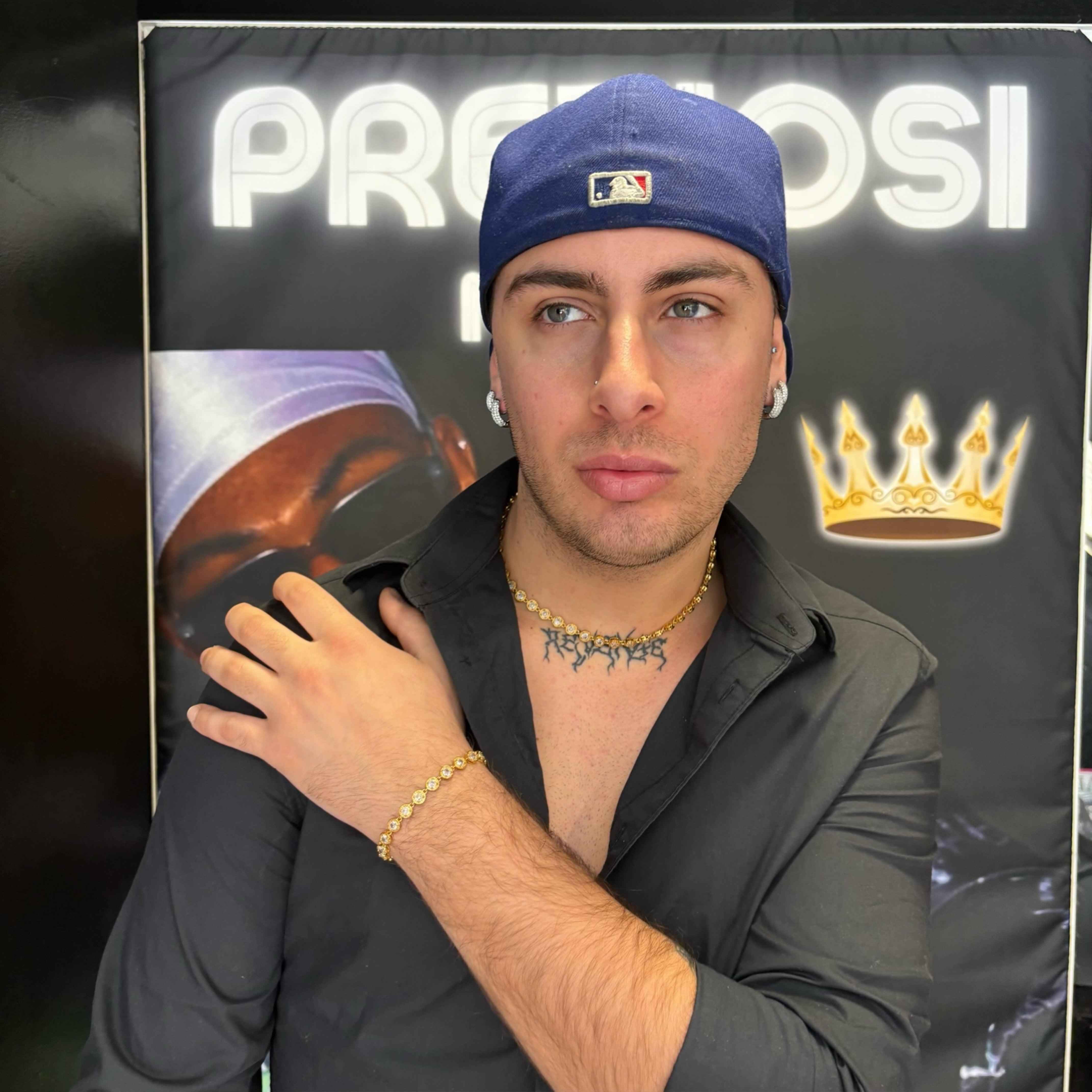 Bracciale Cristal Inox Oro - Image 4