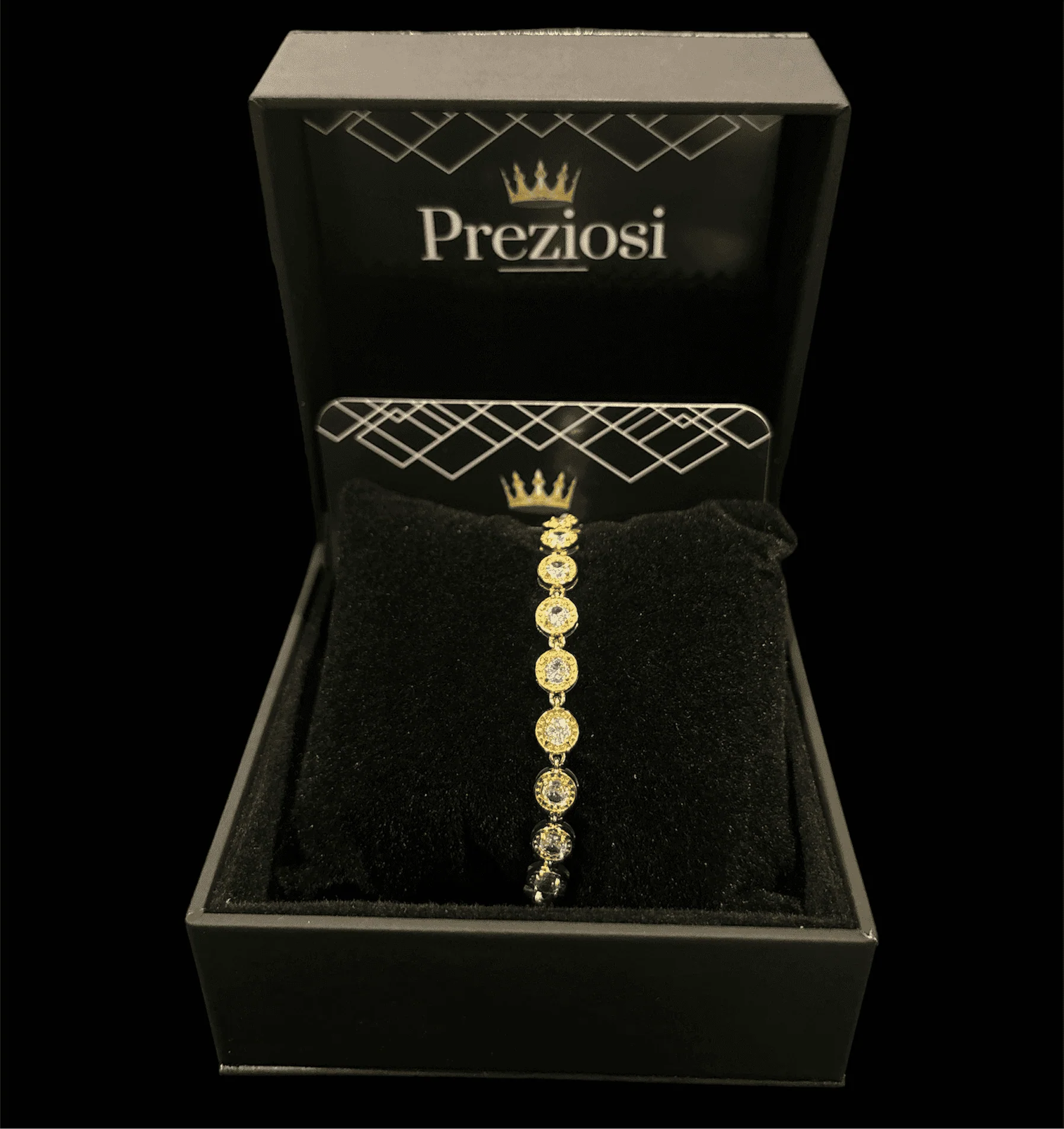 Bracciale Cristal Inox Oro - Image 6