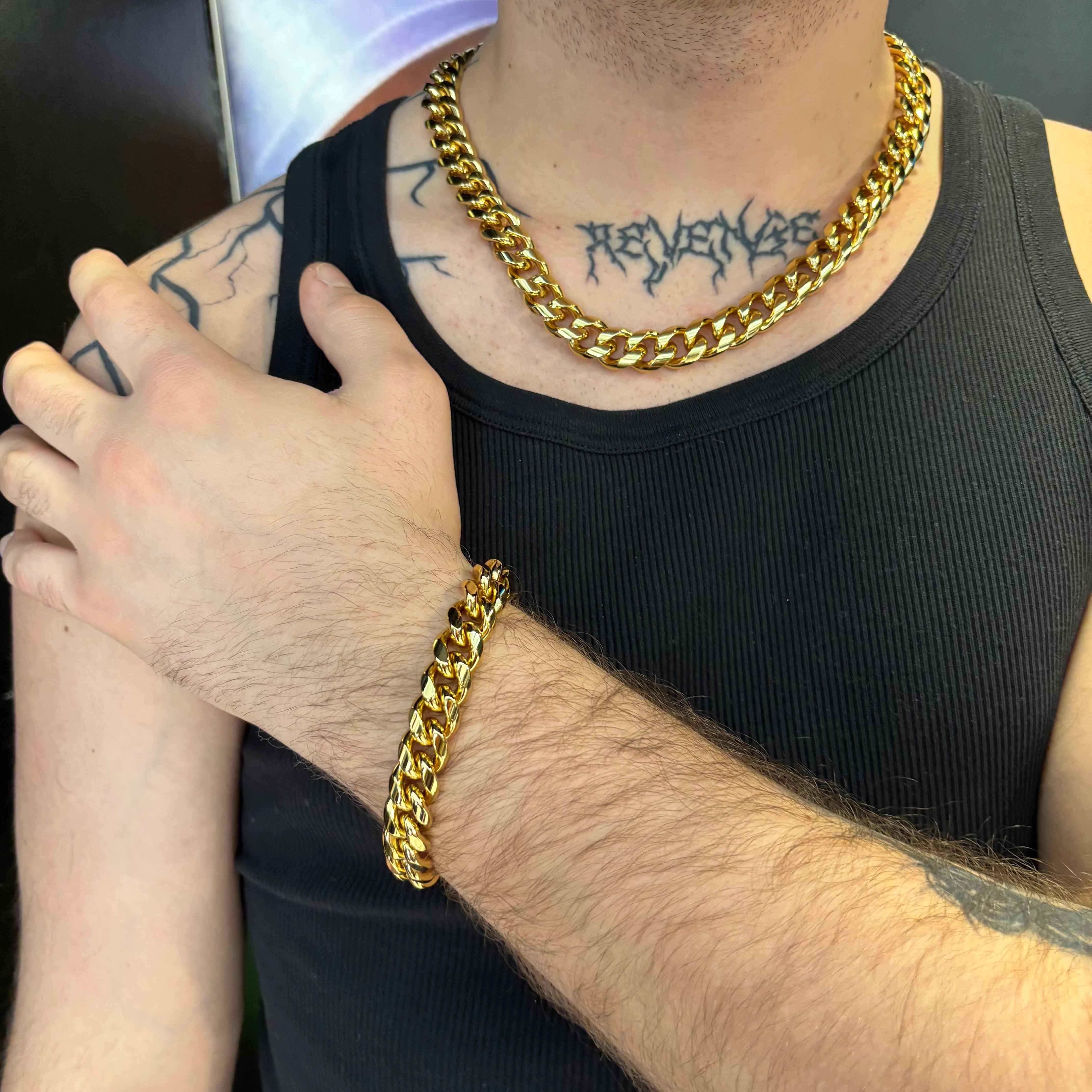 Bracciale Cubano Oro - Image 3