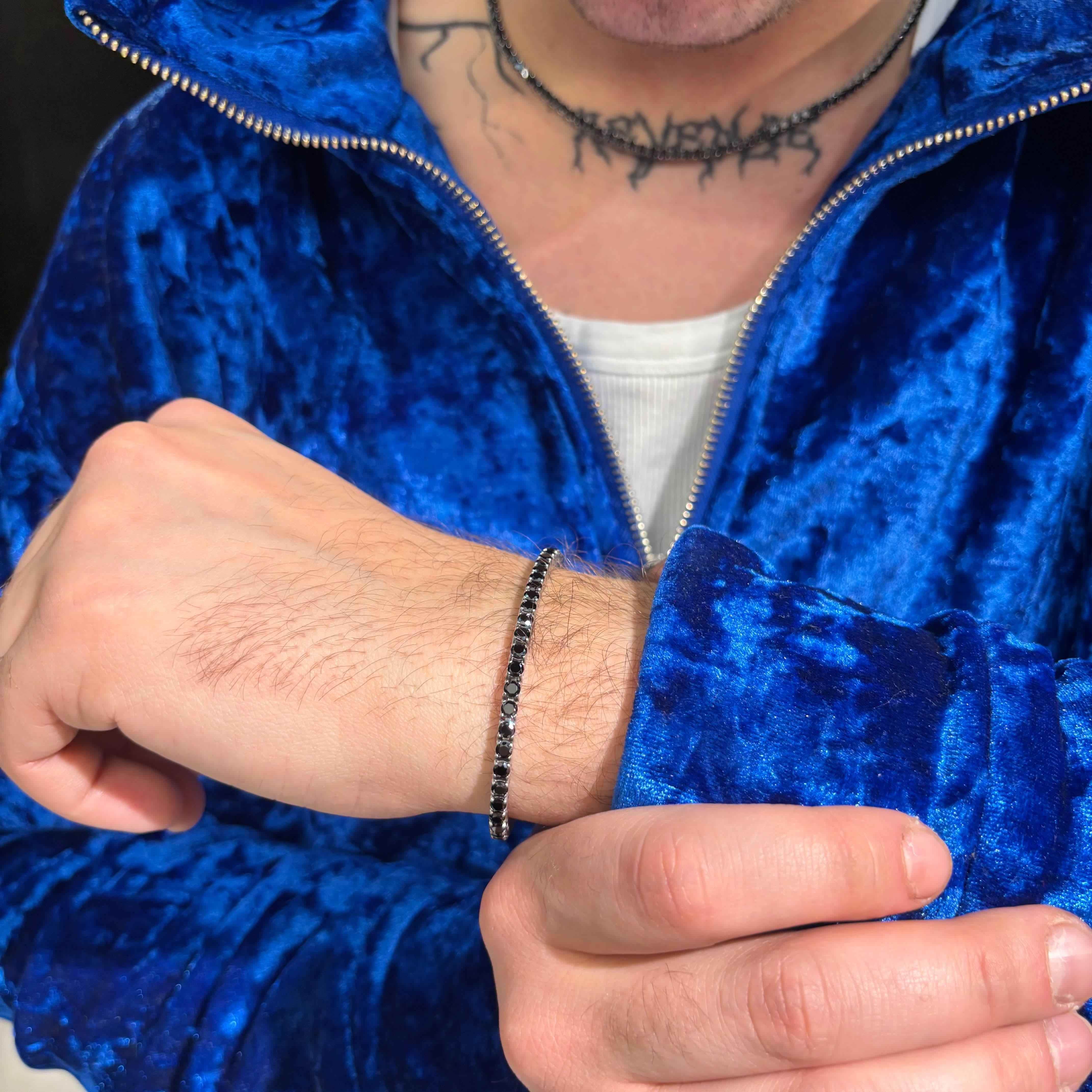 Bracciale Tennis Luxury NERO - Image 10