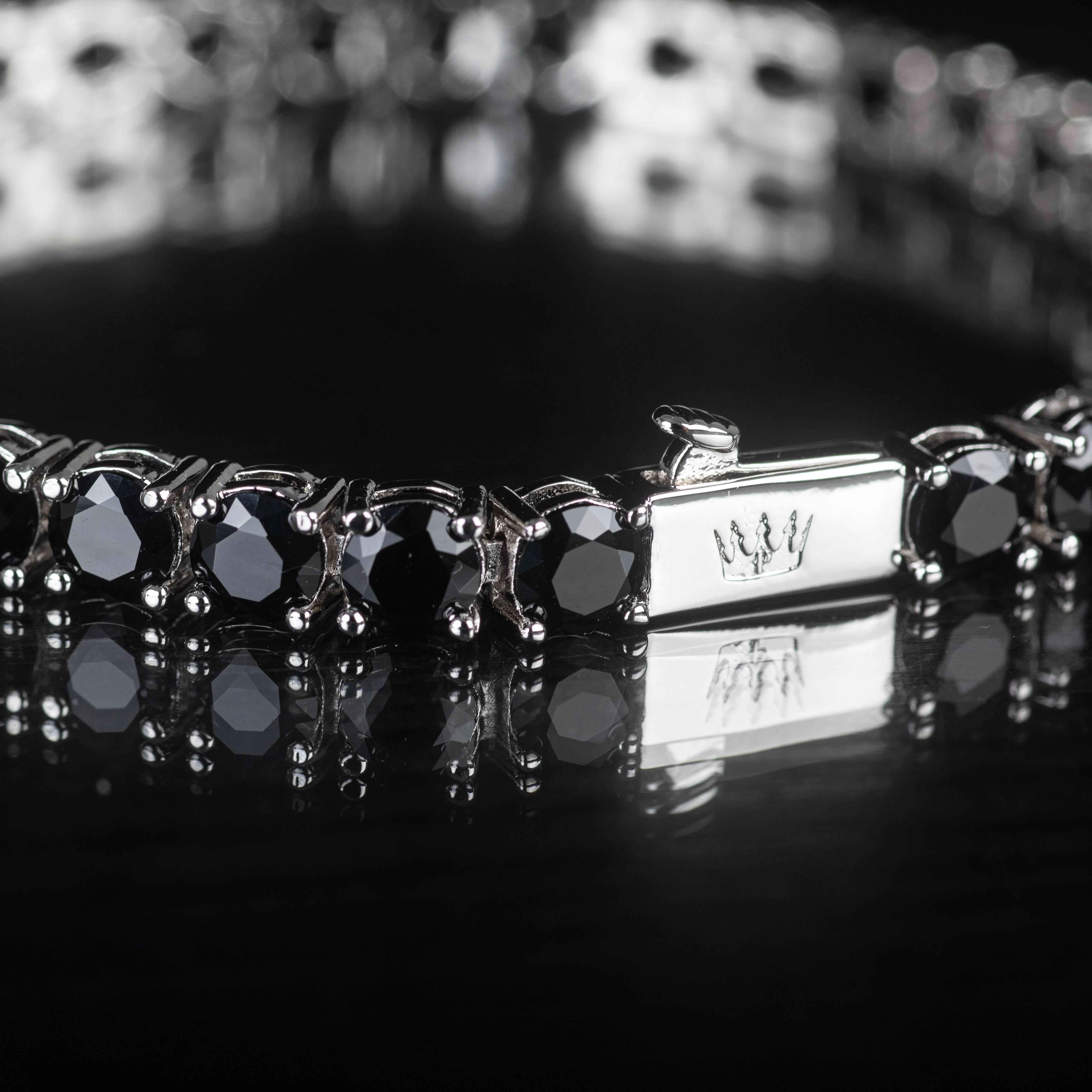 Bracciale Tennis Luxury NERO - Image 11