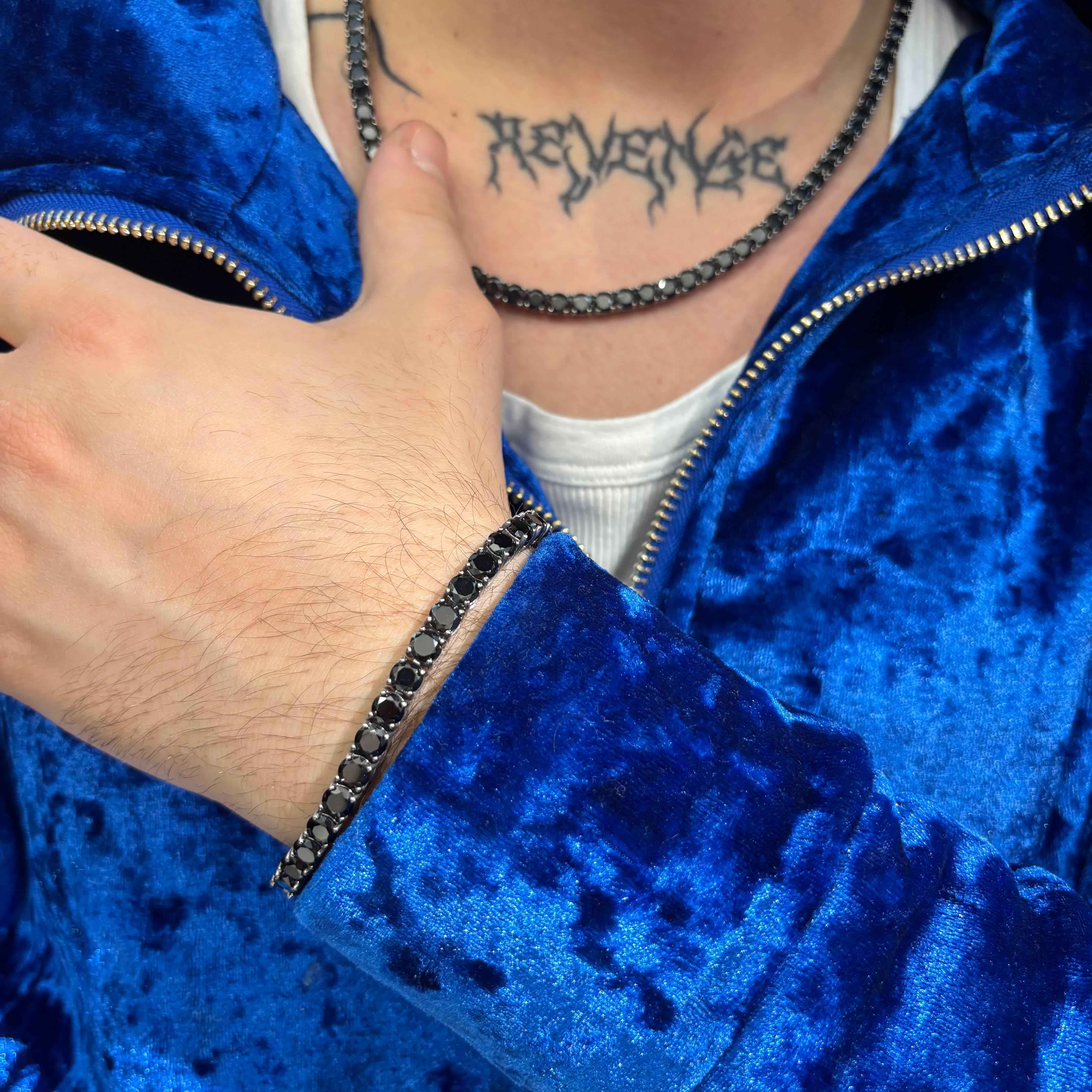 Bracciale Tennis Luxury NERO - Image 4