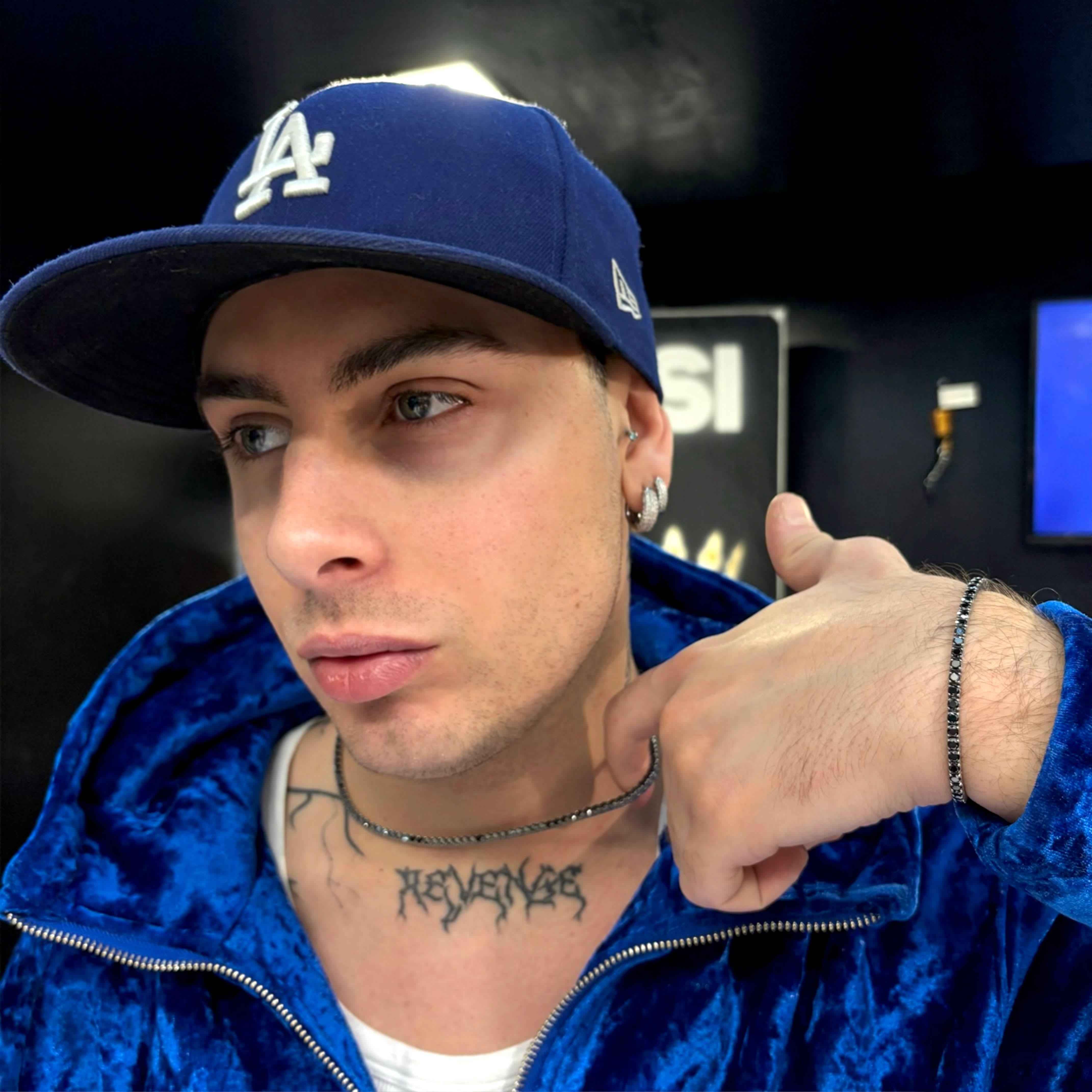 Bracciale Tennis Luxury NERO - Image 8