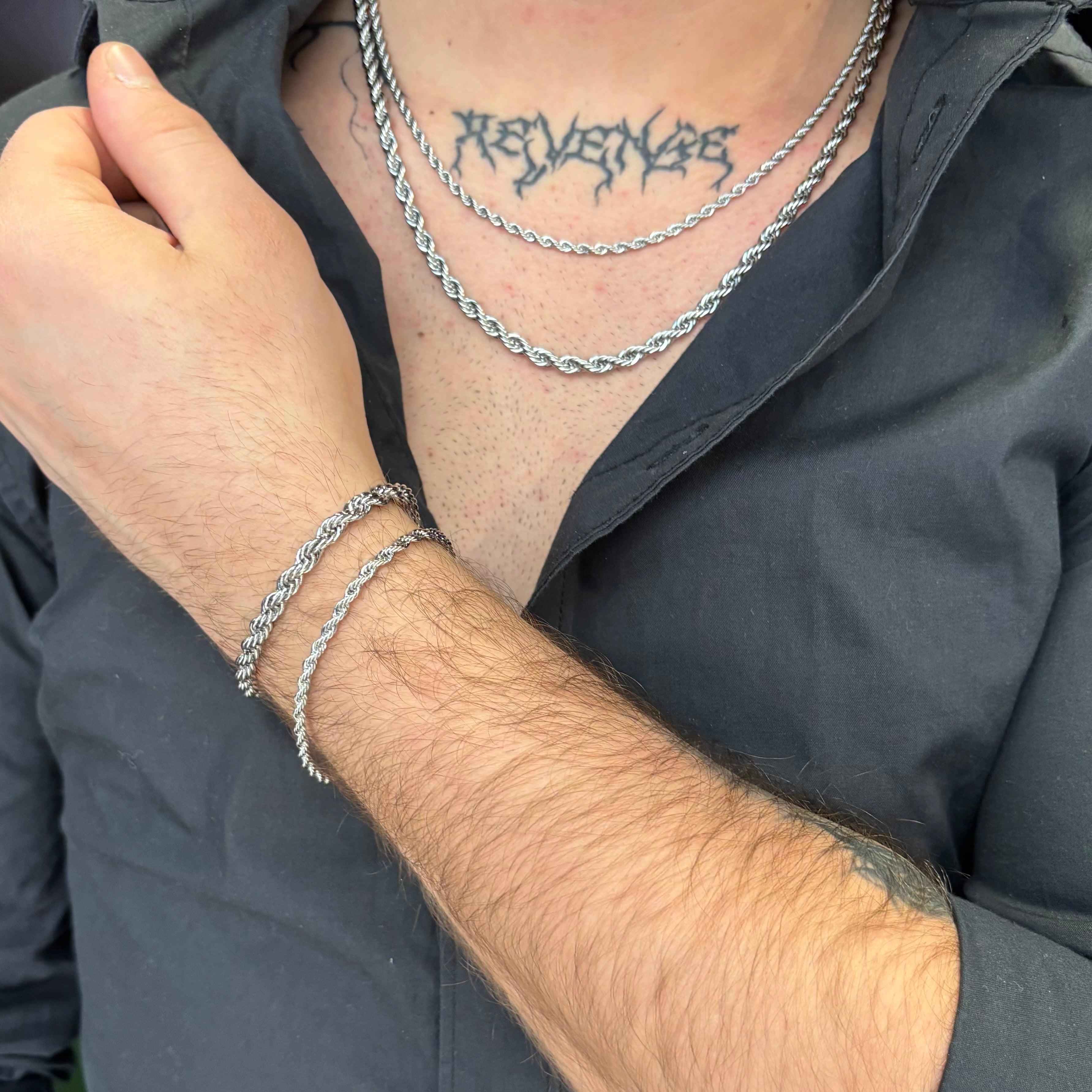 Bracciale Treccia Argento - Image 15