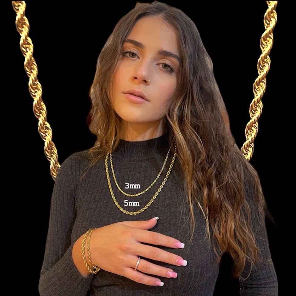 Bracciale Treccia Oro - Image 12