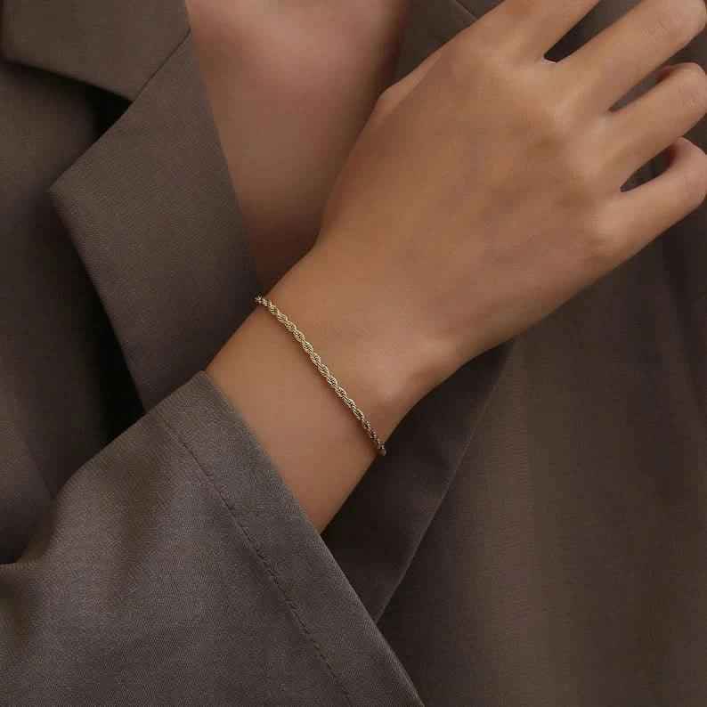 Bracciale Treccia Oro - Image 17