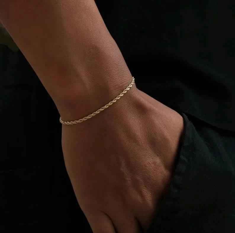 Bracciale Treccia Oro - Image 18