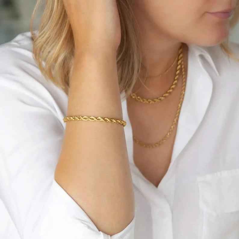 Bracciale Treccia Oro - Image 22