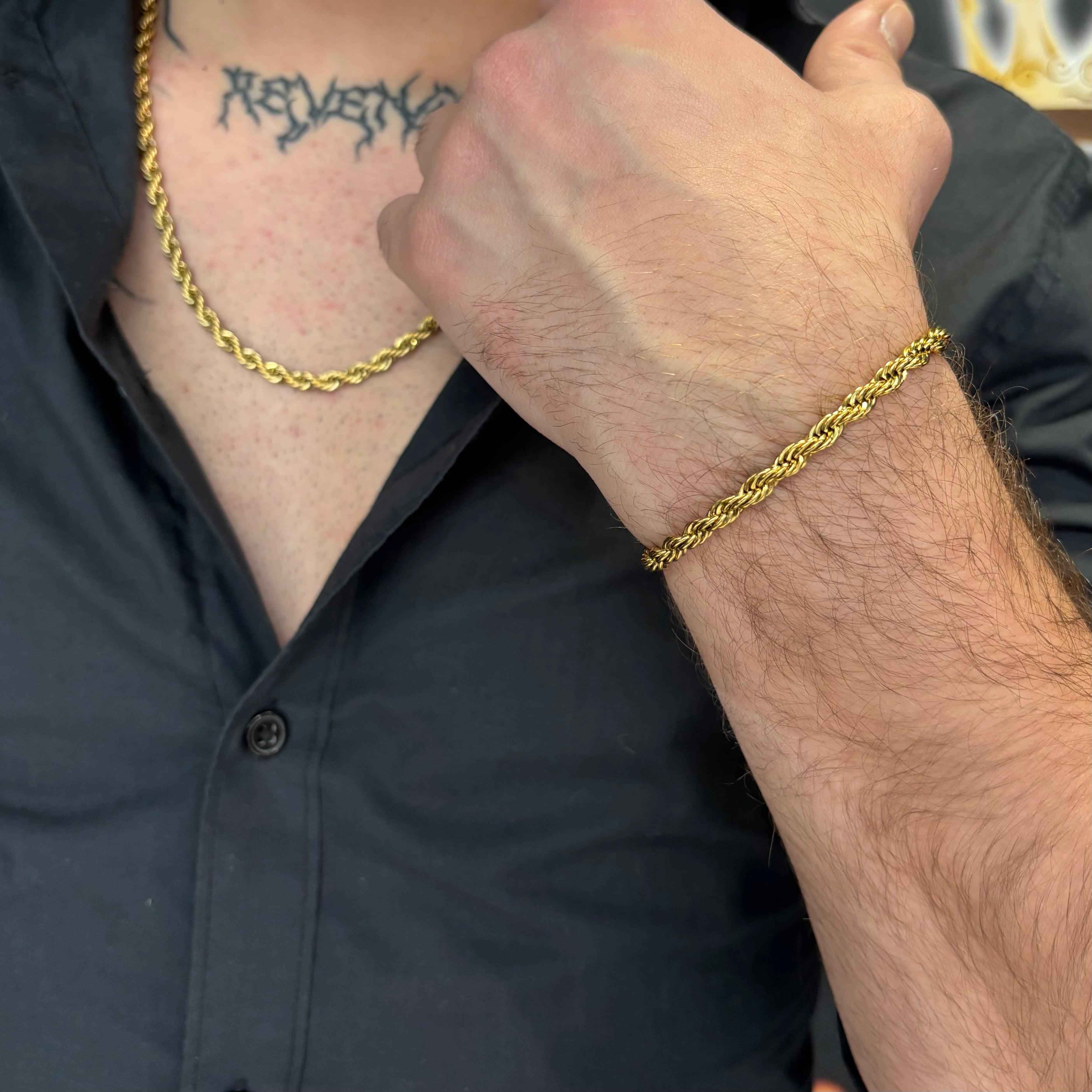 Bracciale Treccia Oro - Image 3