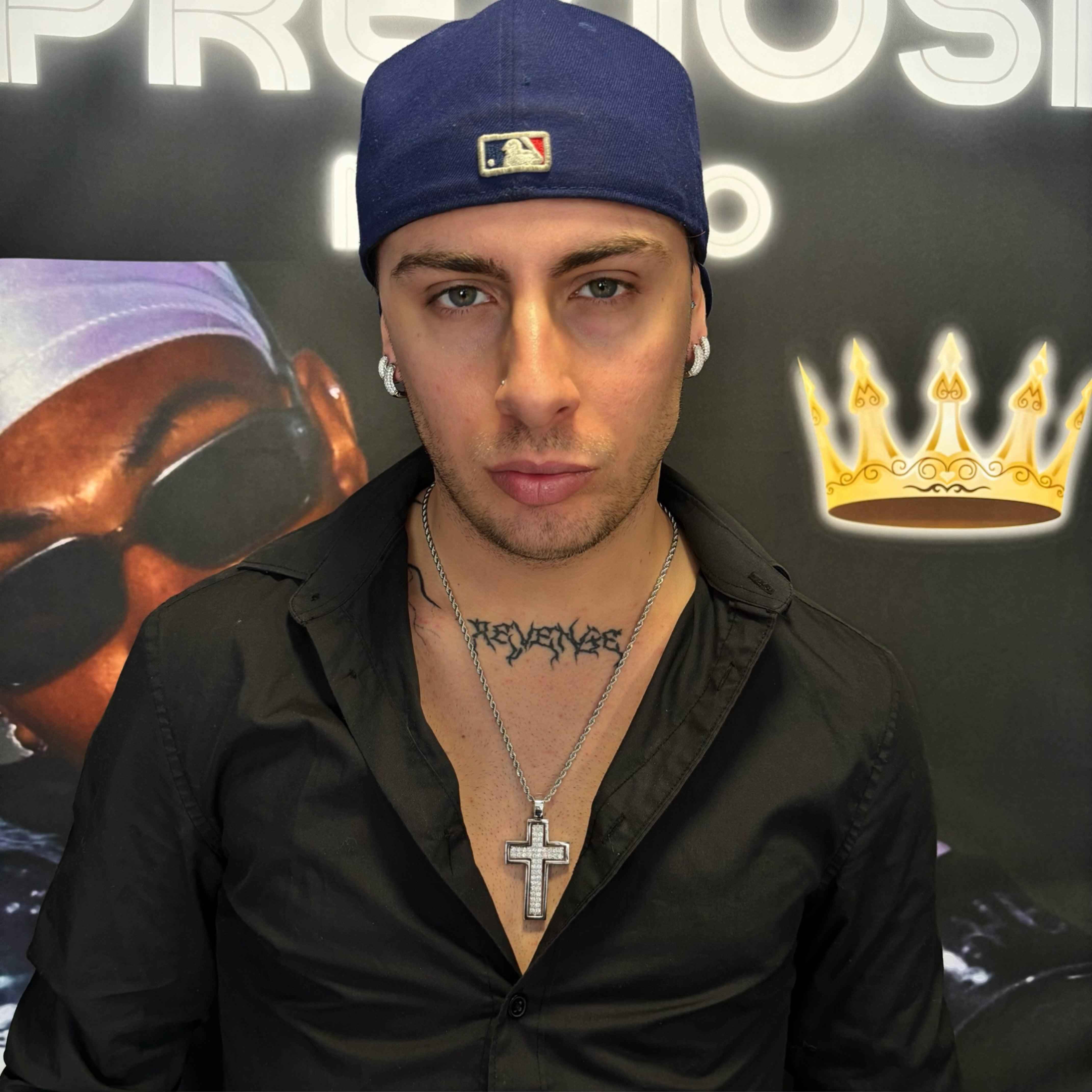 Ciondolo Croce Cristal Giro - Image 6