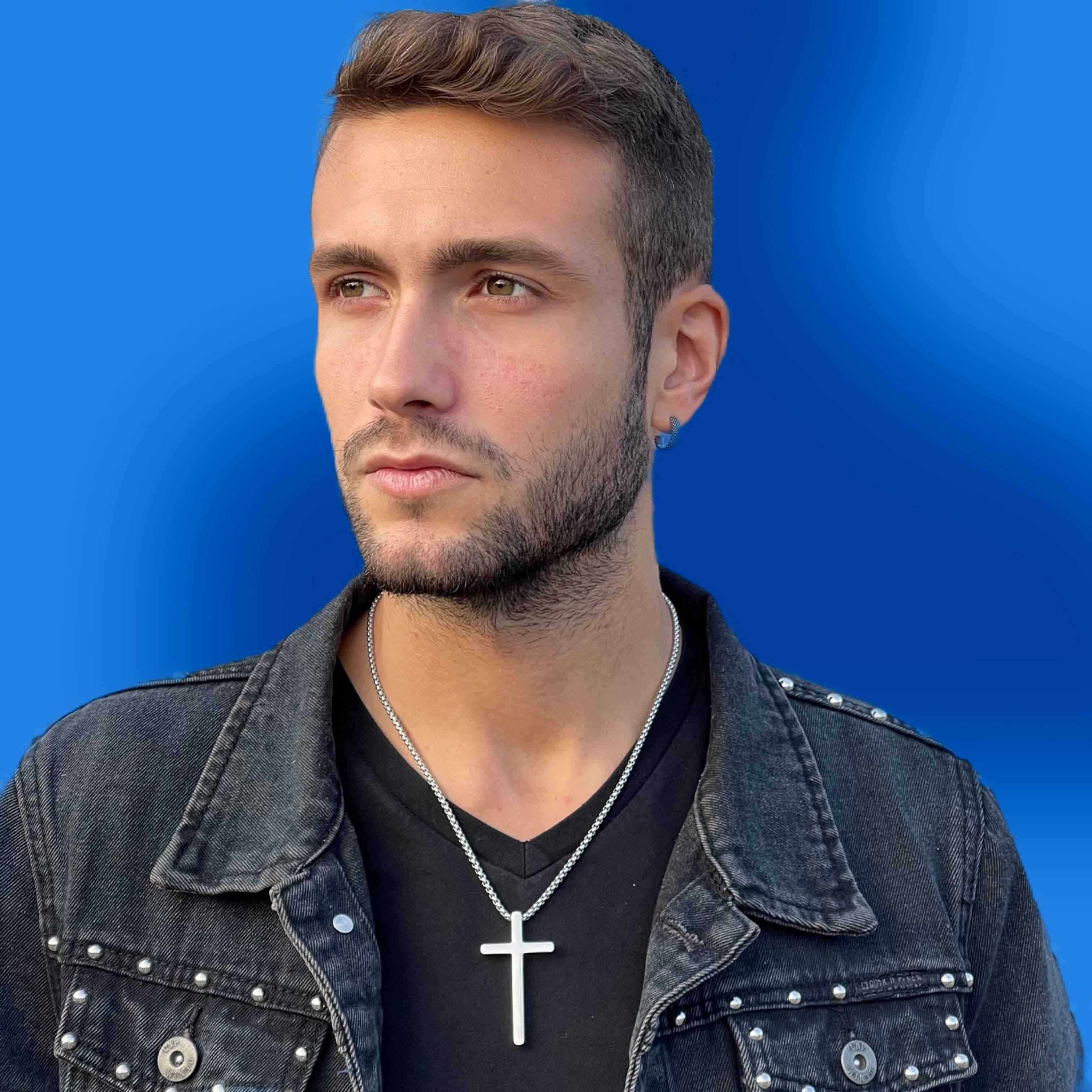 Collana Croce Minimal - Image 3