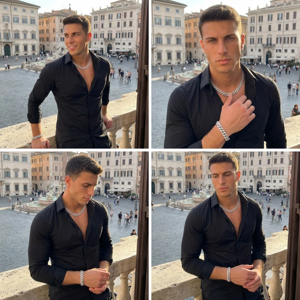 Collana Ice Trap Argento - Image 13