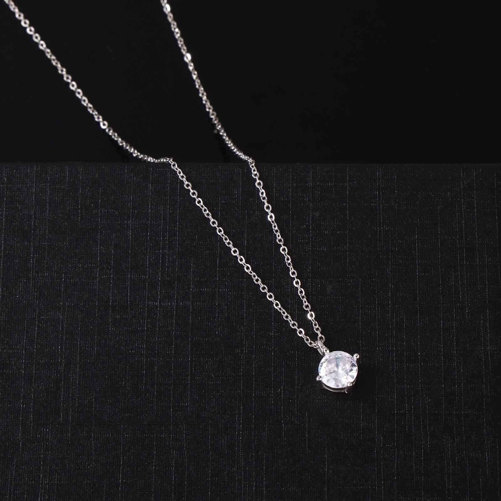 Collana Punto Luce Moissanite VVS1 Argento 925 - Image 4