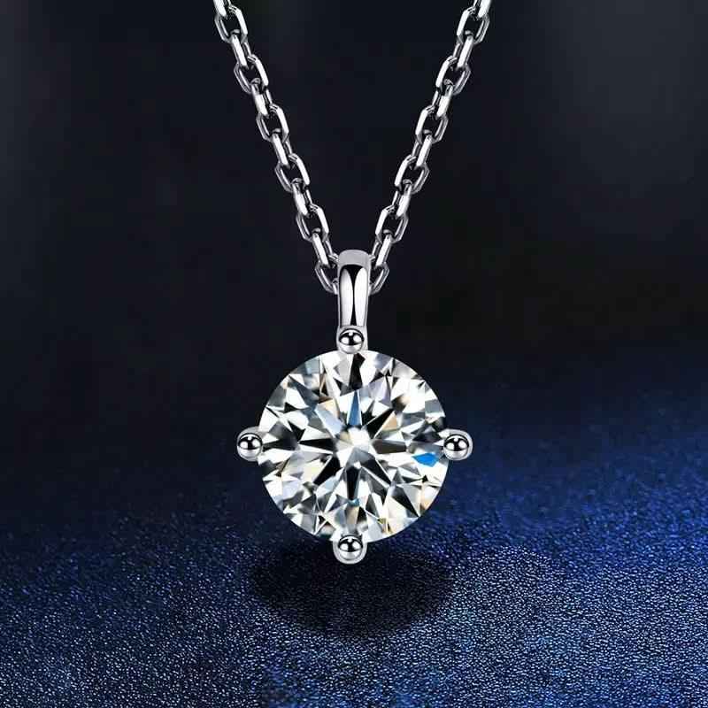 Collana Punto Luce Moissanite VVS1 Argento 925 - Image 5
