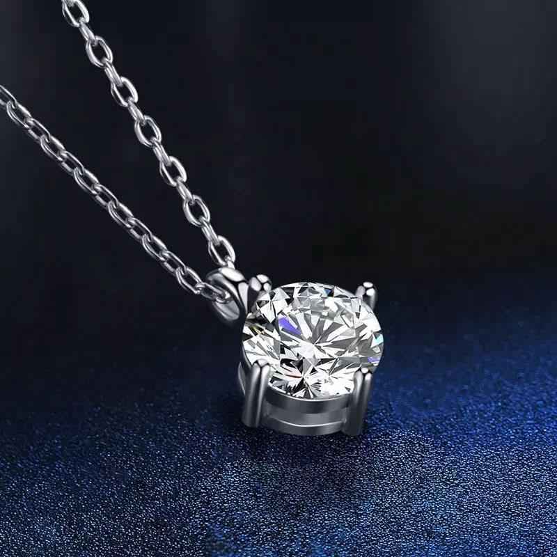 Collana Punto Luce Moissanite VVS1 Argento 925 - Image 7