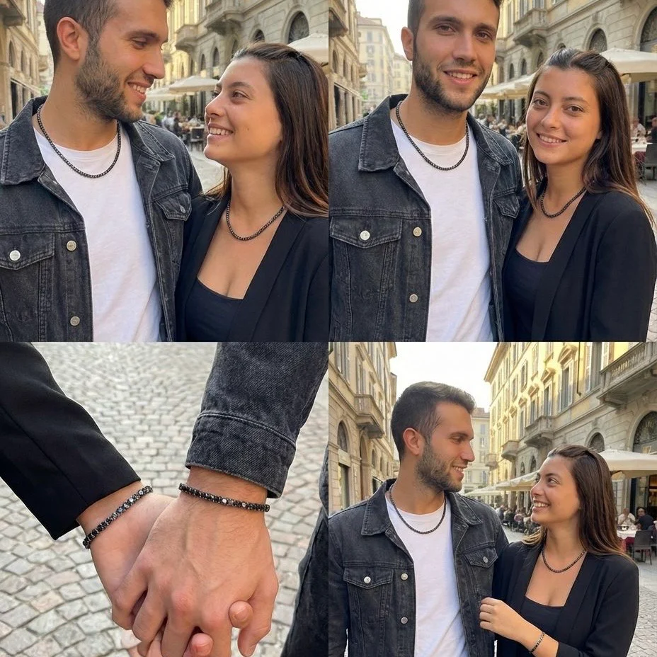 Bracciale Tennis Luxury NERO - Image 5