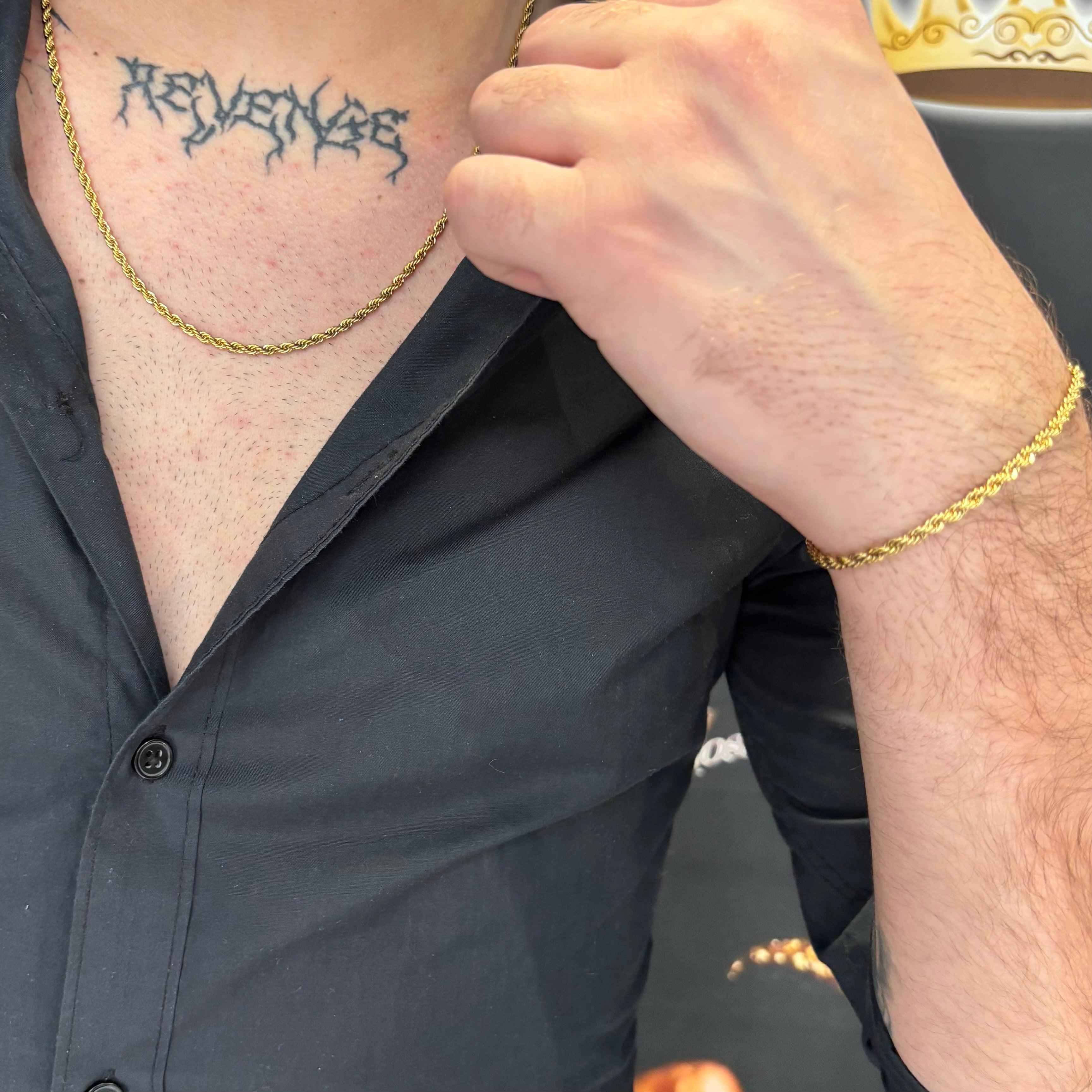 Collana Treccia Oro - Image 17