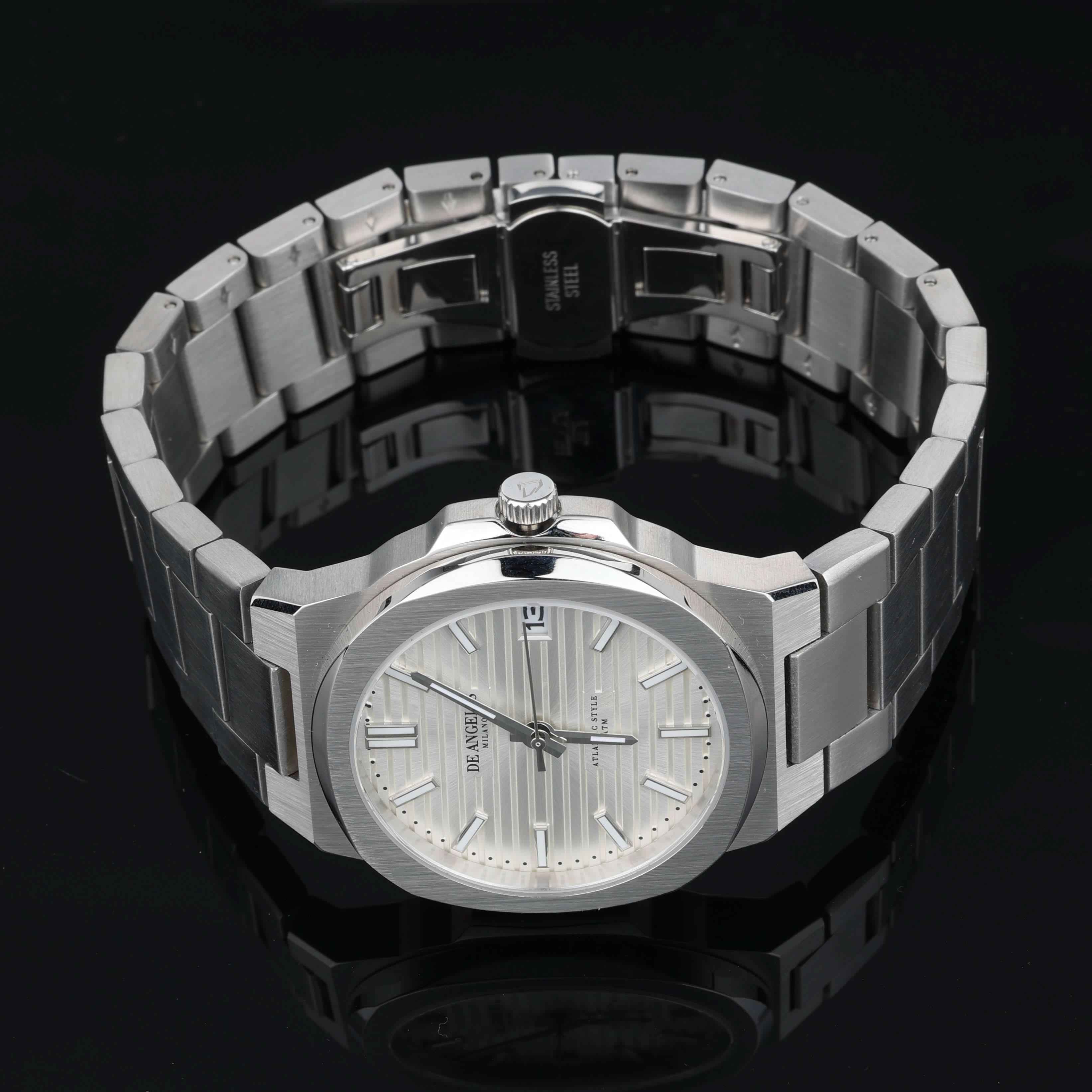 De Angelis Atlantic Silver Bianco Sunray - Image 4