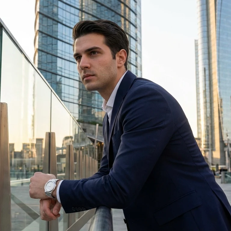 De Angelis Atlantic Silver Bianco Sunray - Image 6