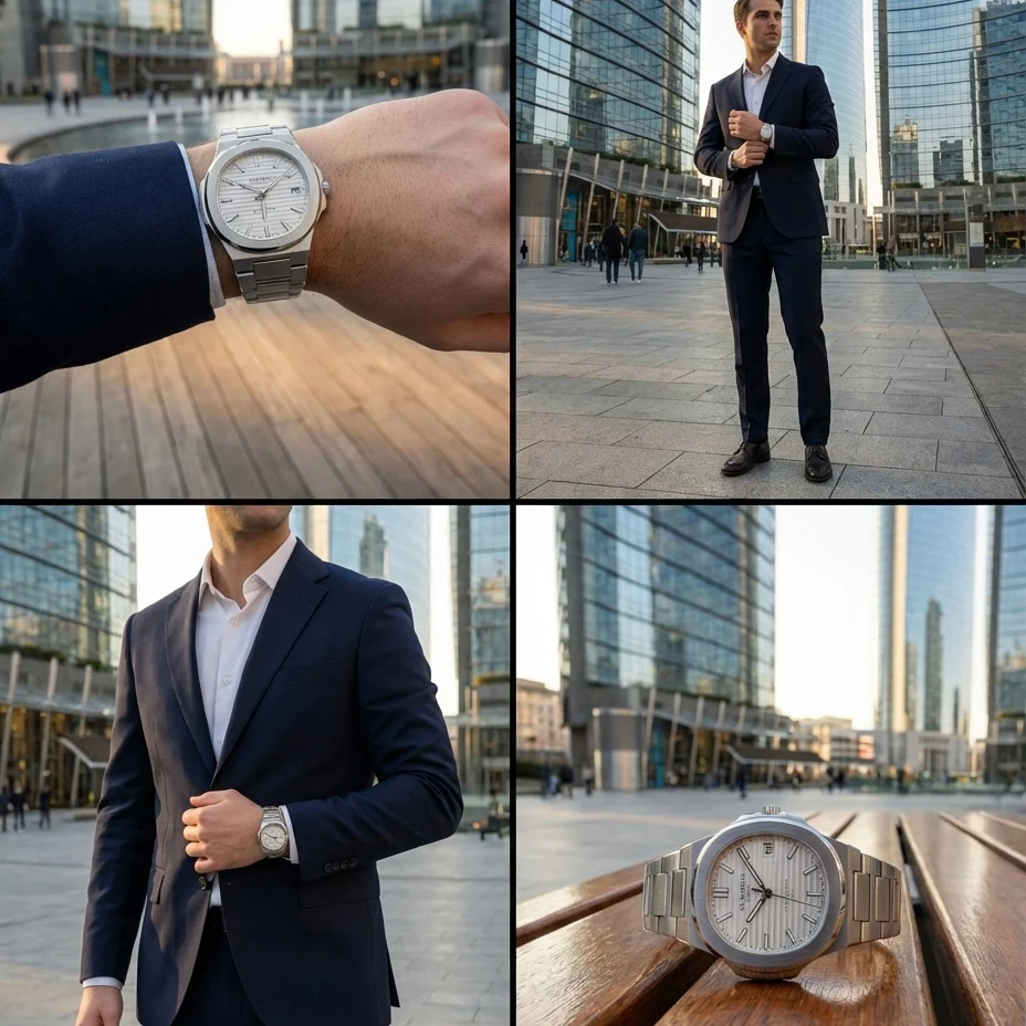 De Angelis Atlantic Silver Bianco Sunray - Image 8