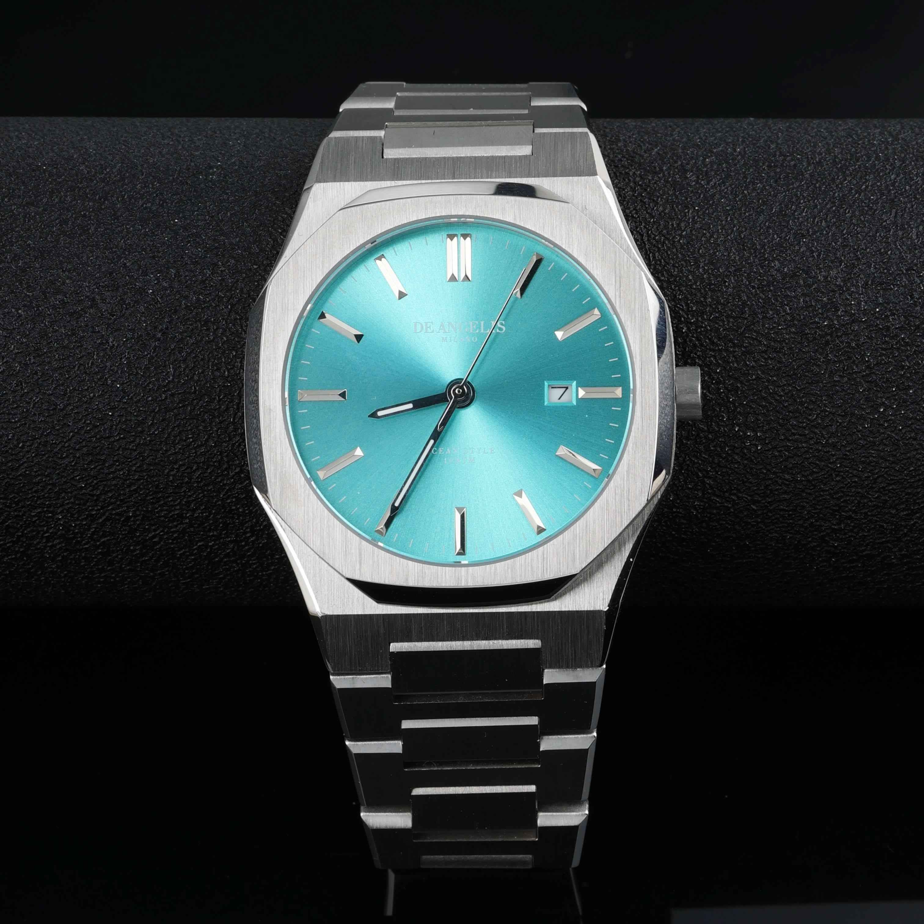 De Angelis Ocean Silver Azzurro Tiffany Sunray - Image 5