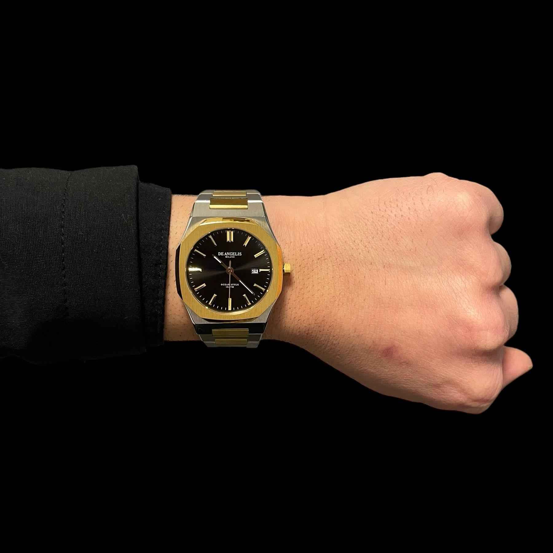 De Angelis Ocean Silver/Gold Nero Sunray - Image 10