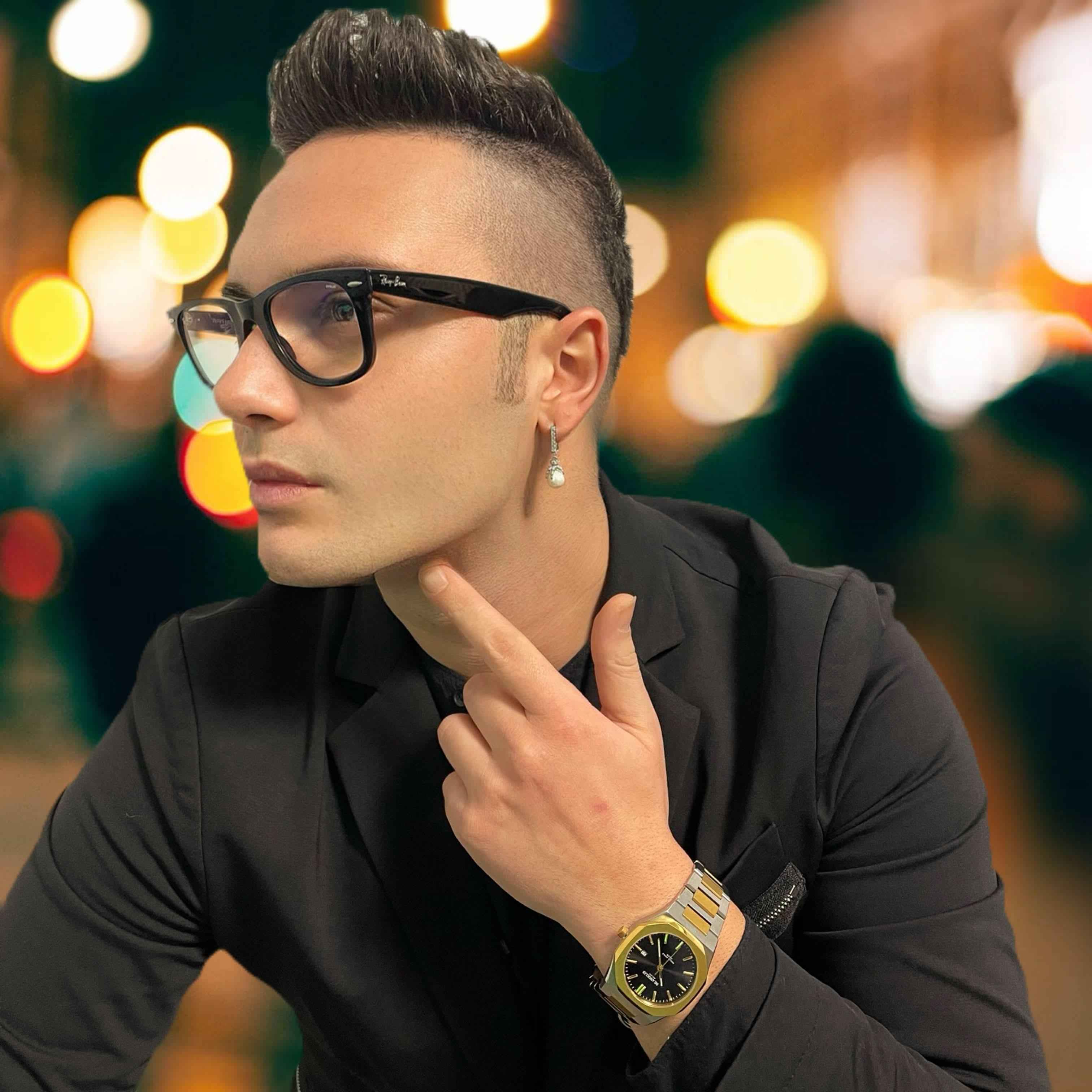 De Angelis Ocean Silver/Gold Nero Sunray - Image 11