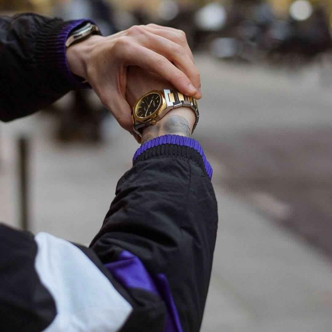 De Angelis Ocean Silver/Gold Nero Sunray - Image 12