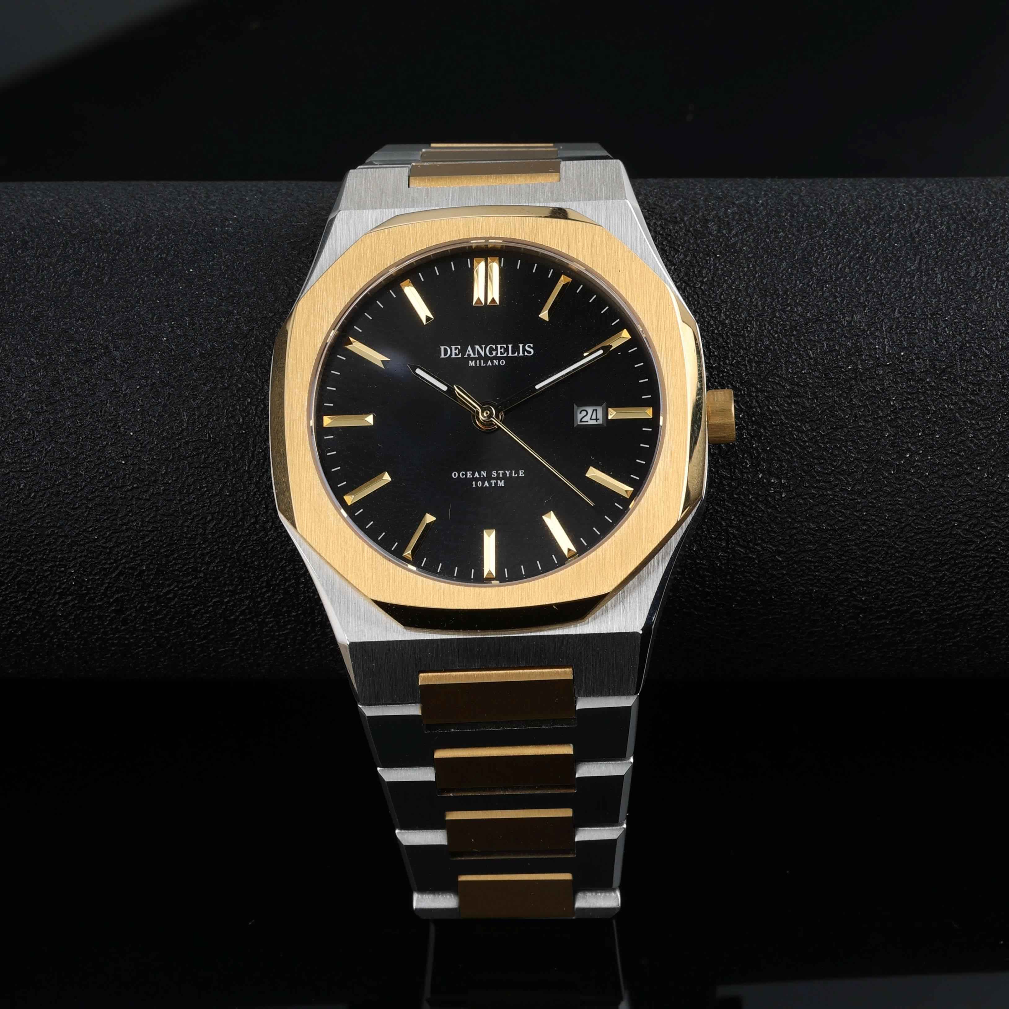 De Angelis Ocean Silver/Gold Nero Sunray - Image 5