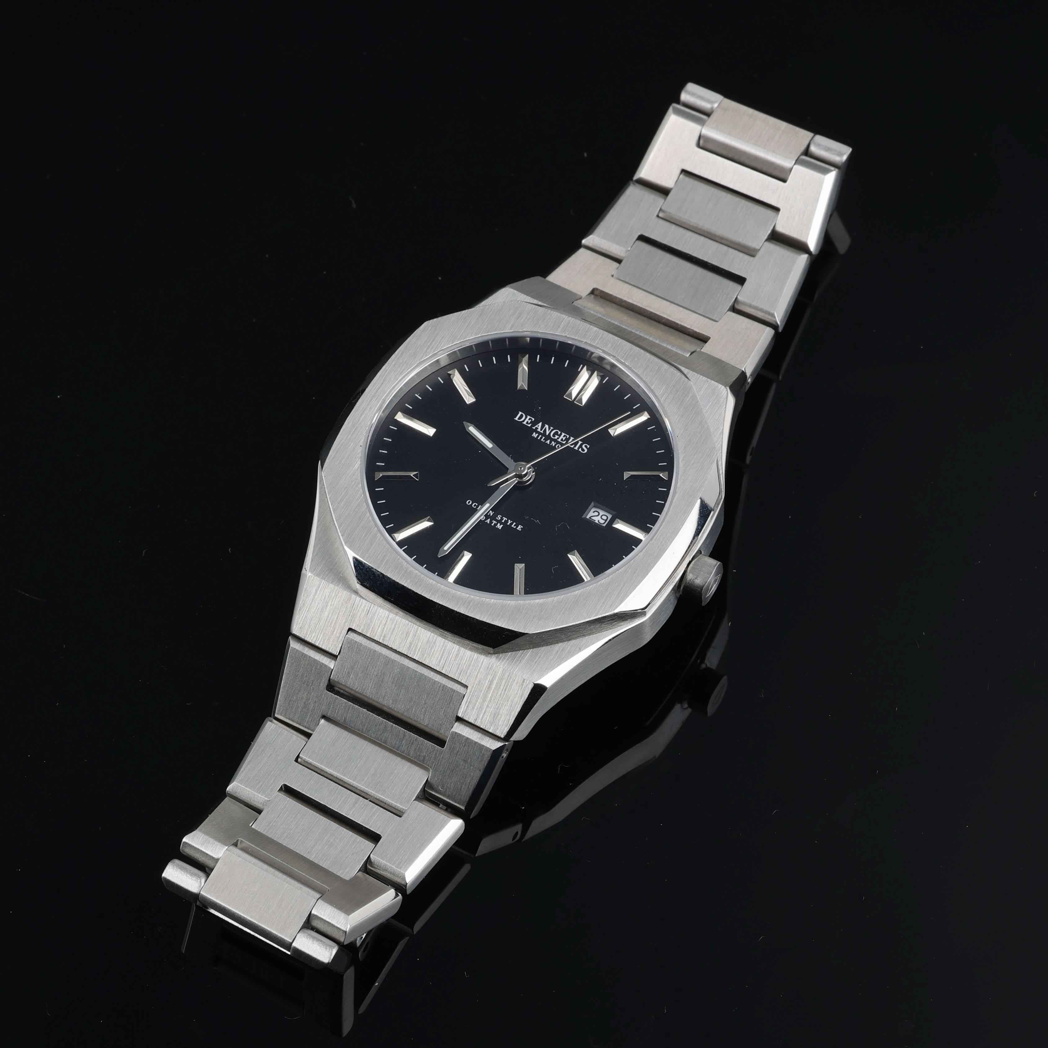 De Angelis Ocean Silver Nero Sunray - Image 4