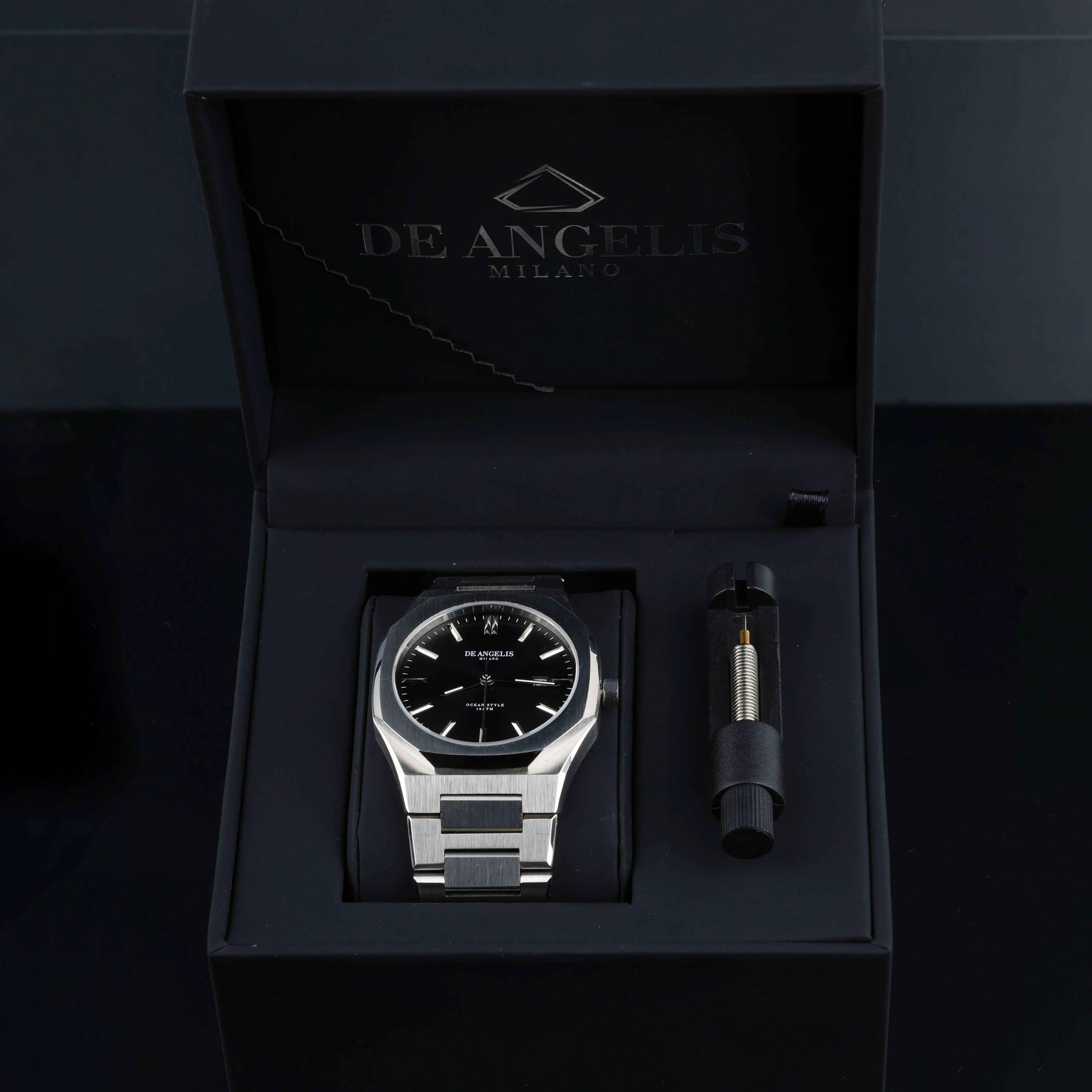 De Angelis Ocean Silver Nero Sunray - Image 7