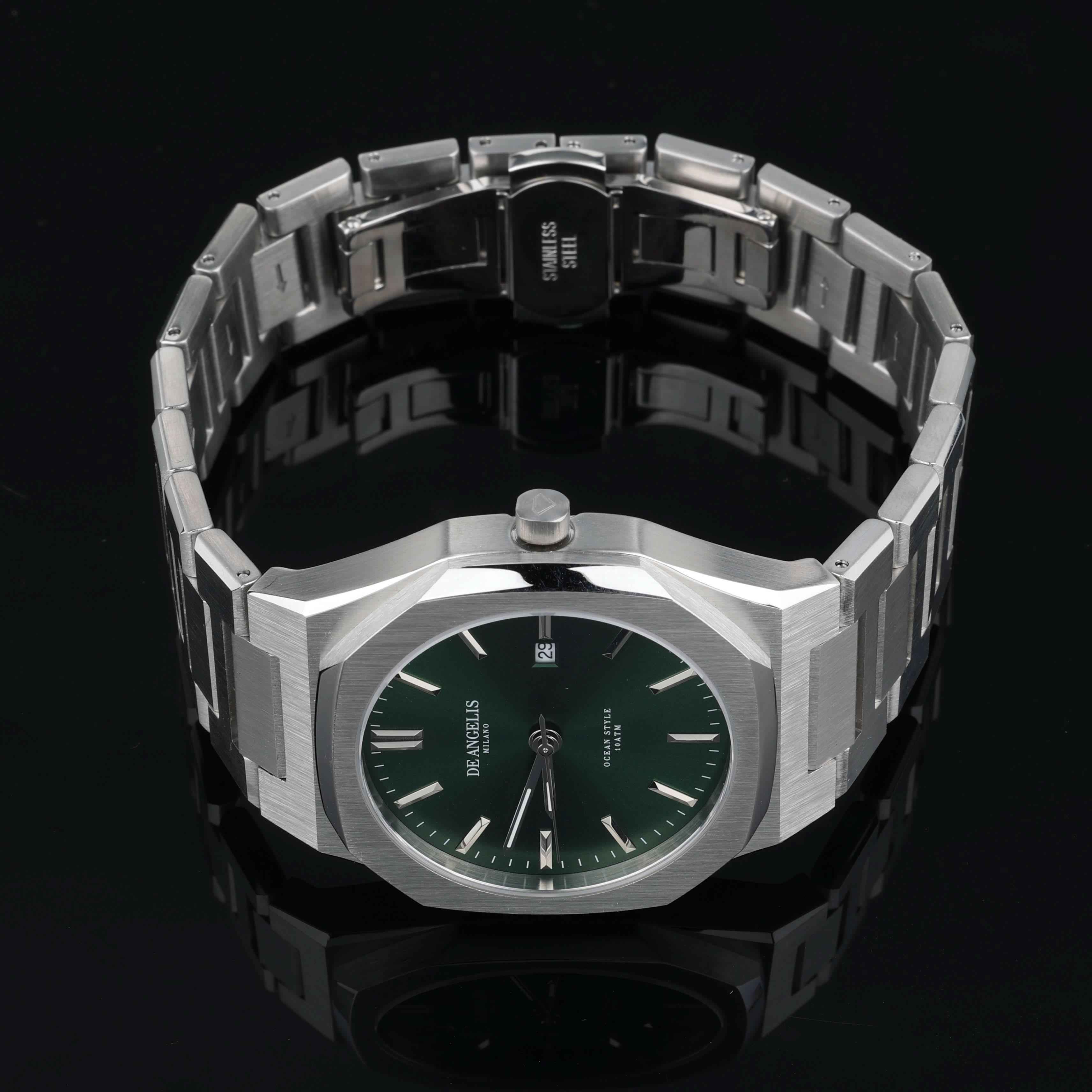 De Angelis Ocean Silver Verde Sunray - Image 3