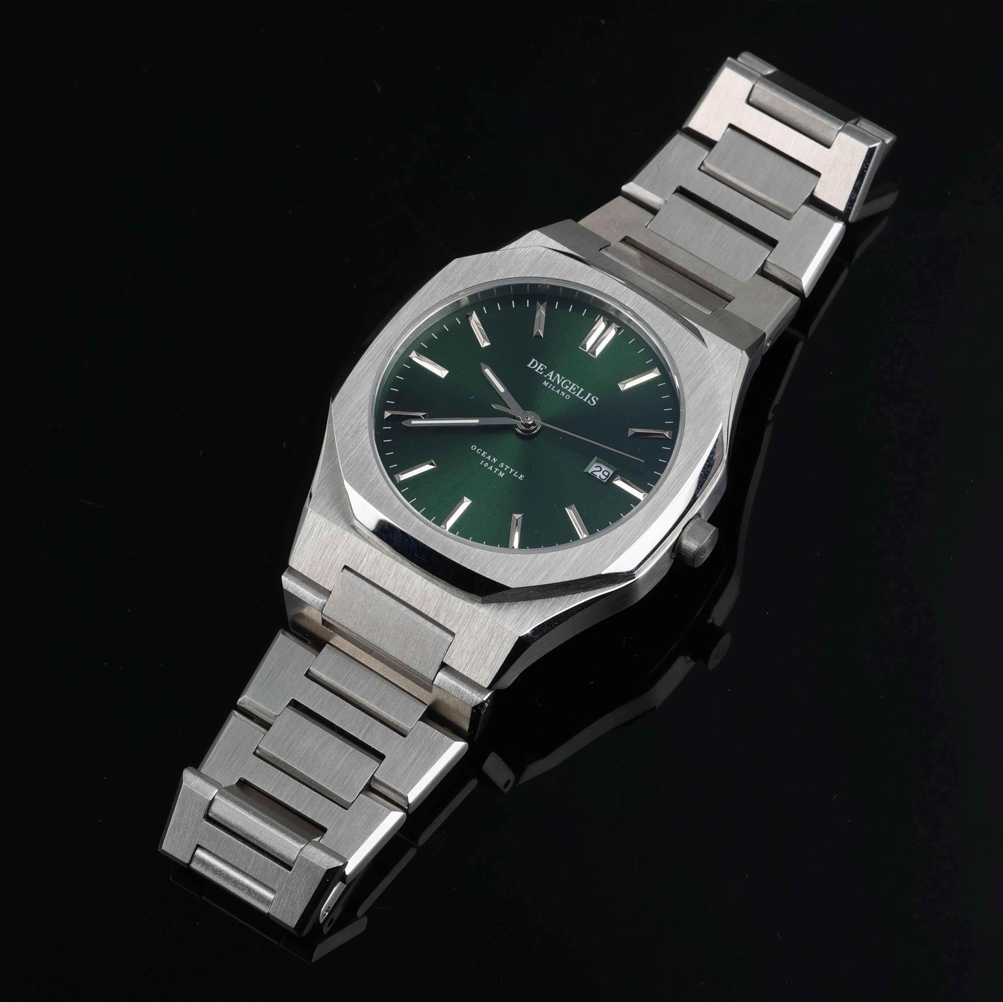 De Angelis Ocean Silver Verde Sunray - Image 4