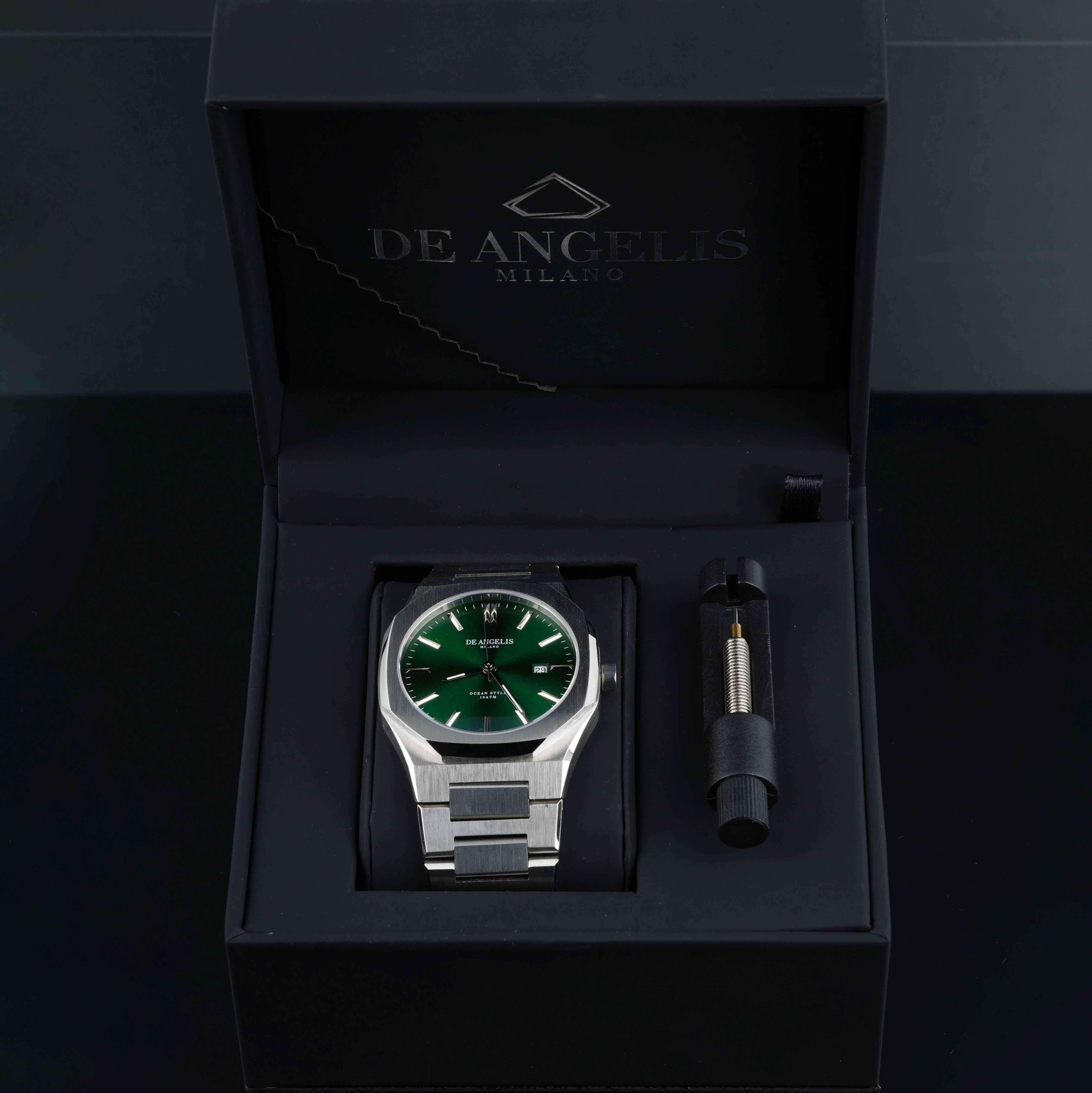 De Angelis Ocean Silver Verde Sunray - Image 7