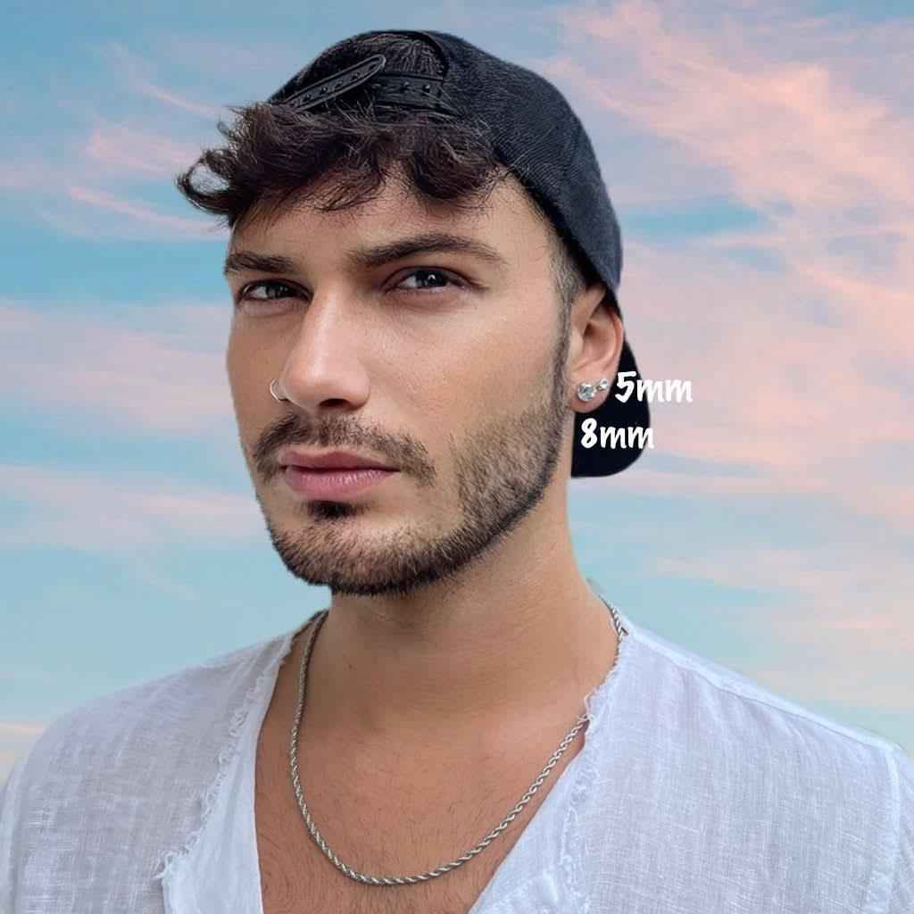 Orecchini Coppia Punto Luce Cristallo - Image 4