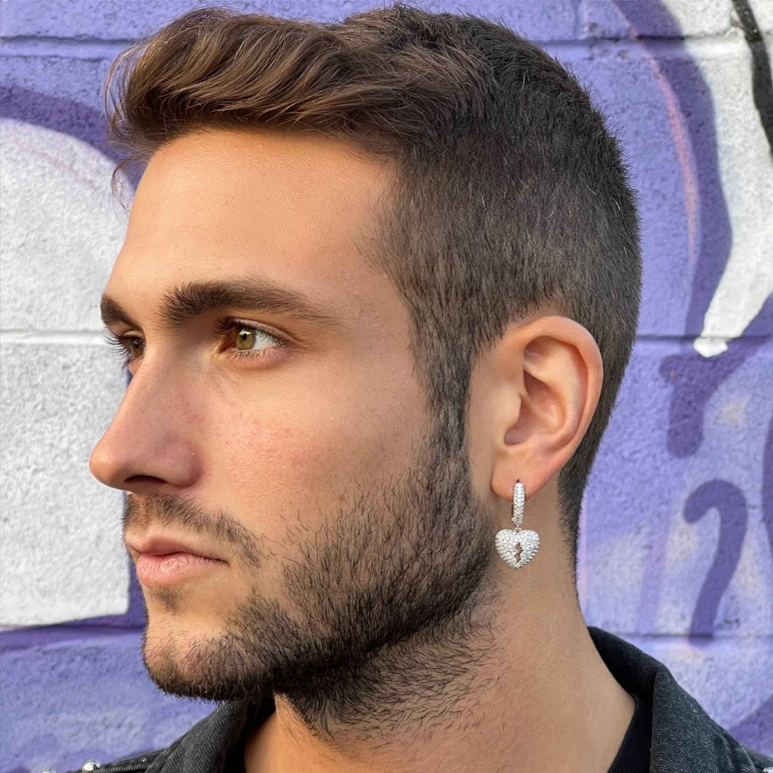 Orecchini Cuore Spezzato Luxury - Image 5