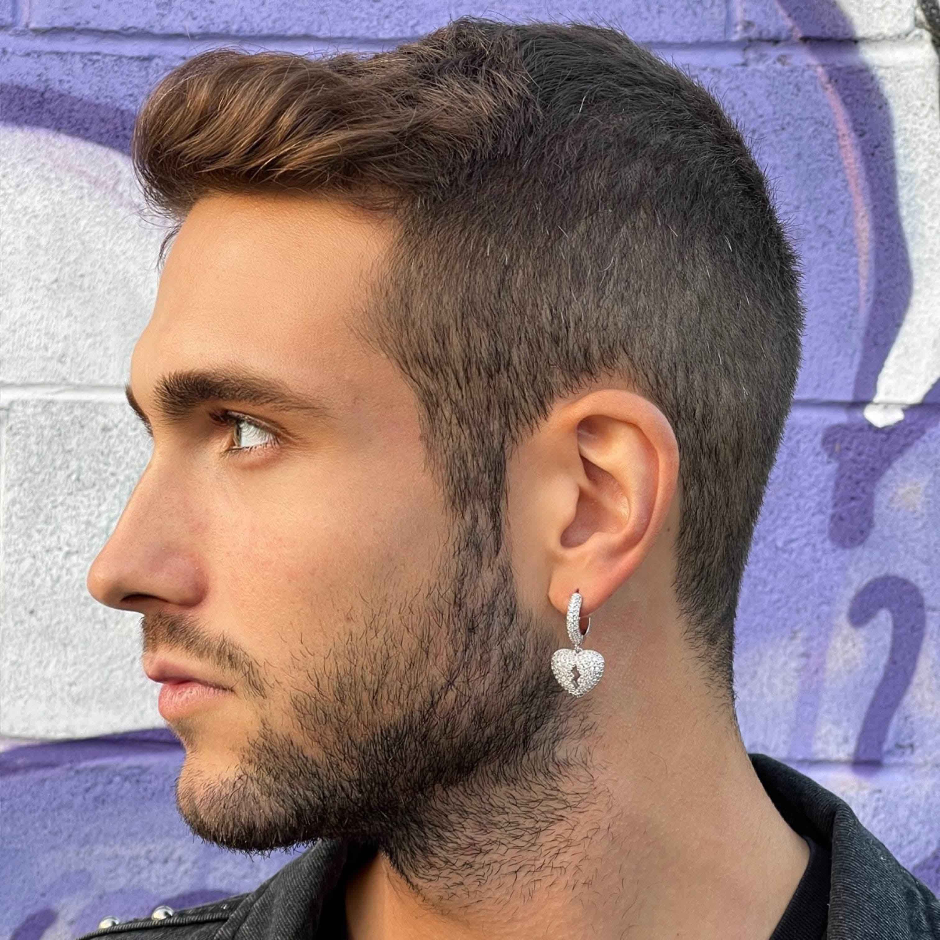 Orecchini Cuore Spezzato Luxury - Image 6