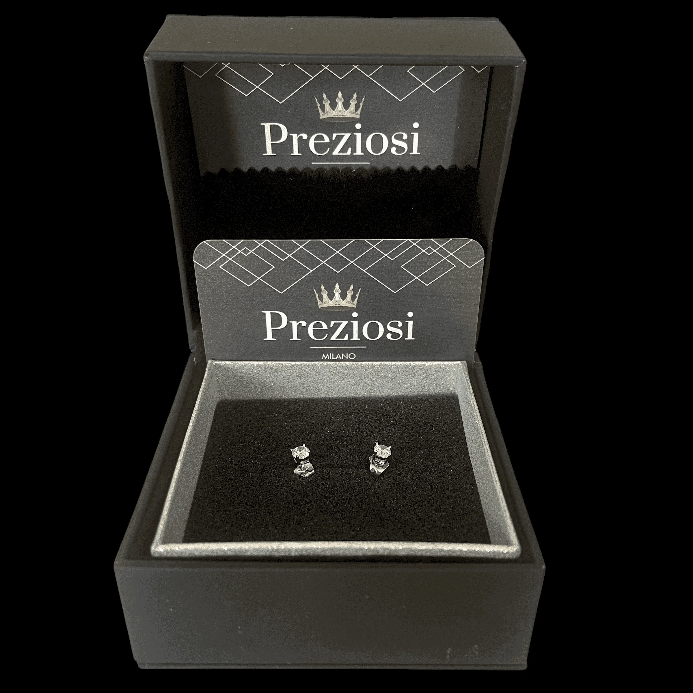 Orecchini Coppia Punto Luce Cristallo - Image 3