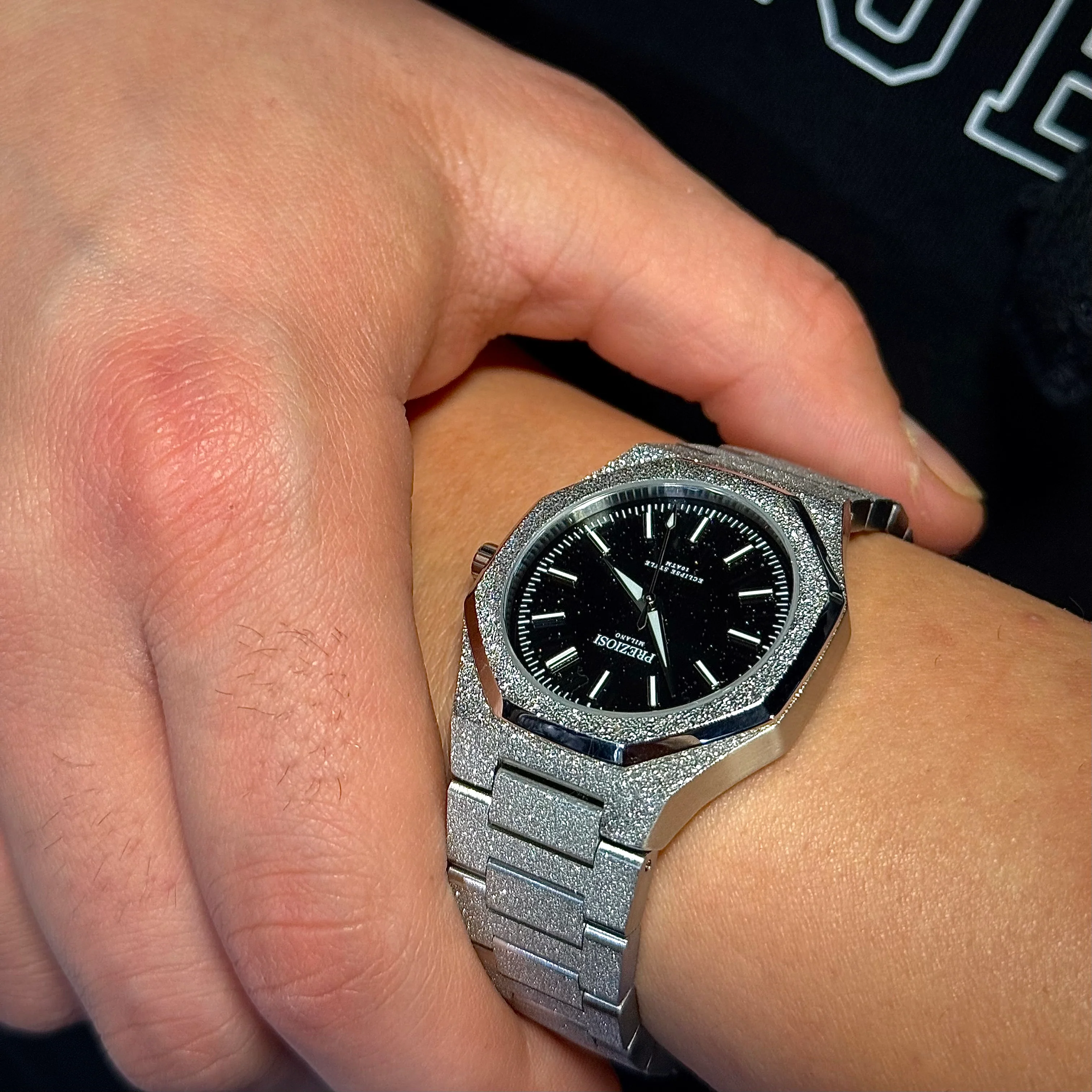 Preziosi Milano Eclipse Silver Black Stars 34mm - Image 6