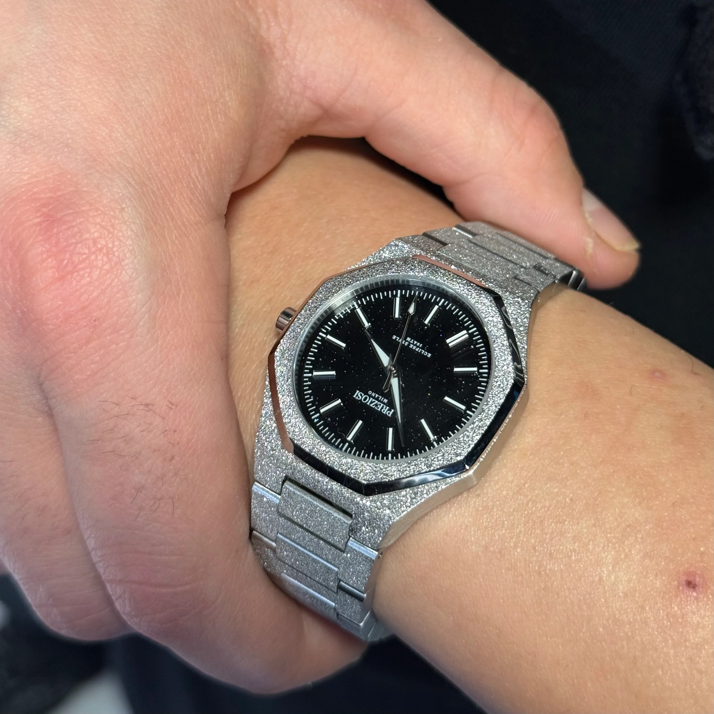 Preziosi Milano Eclipse Silver Black Stars 34mm - Image 8