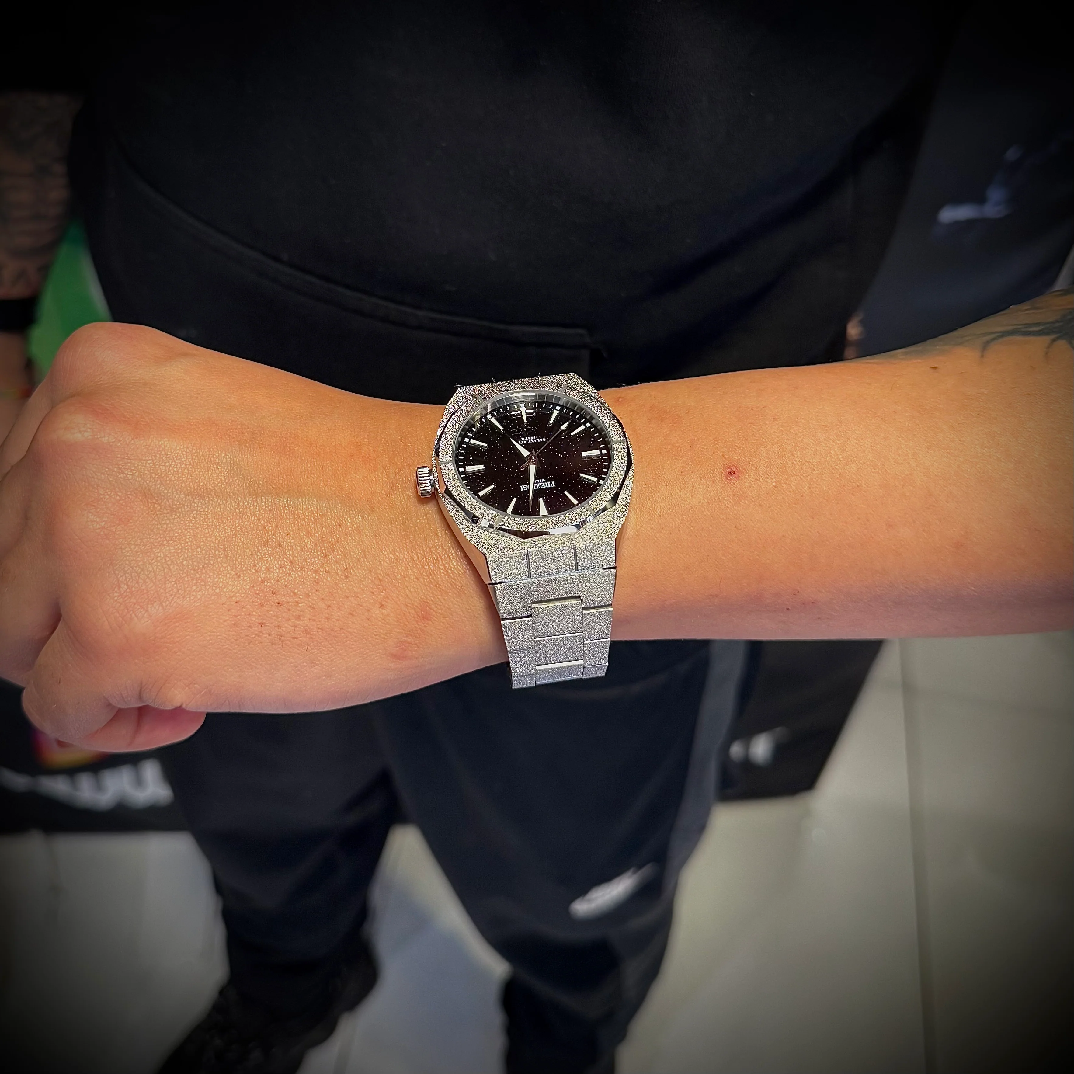 Preziosi Milano Galaxy Silver Black Stars 42mm - Image 7