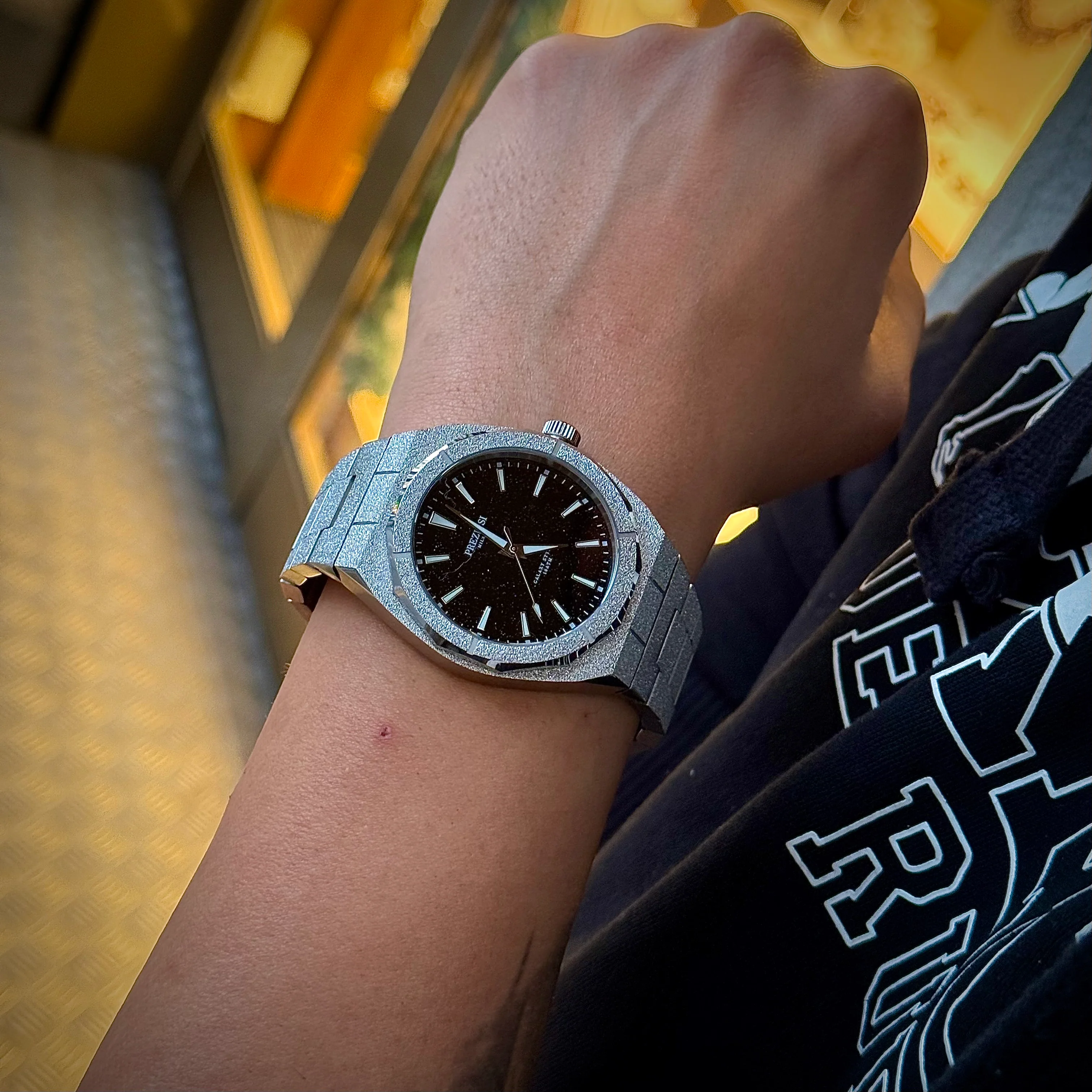 Preziosi Milano Galaxy Silver Black Stars 42mm - Image 9